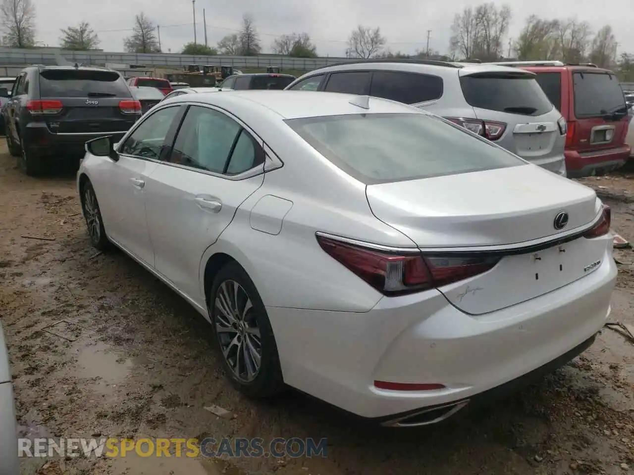 3 Photograph of a damaged car 58ADZ1B17LU079204 LEXUS ES350 2020