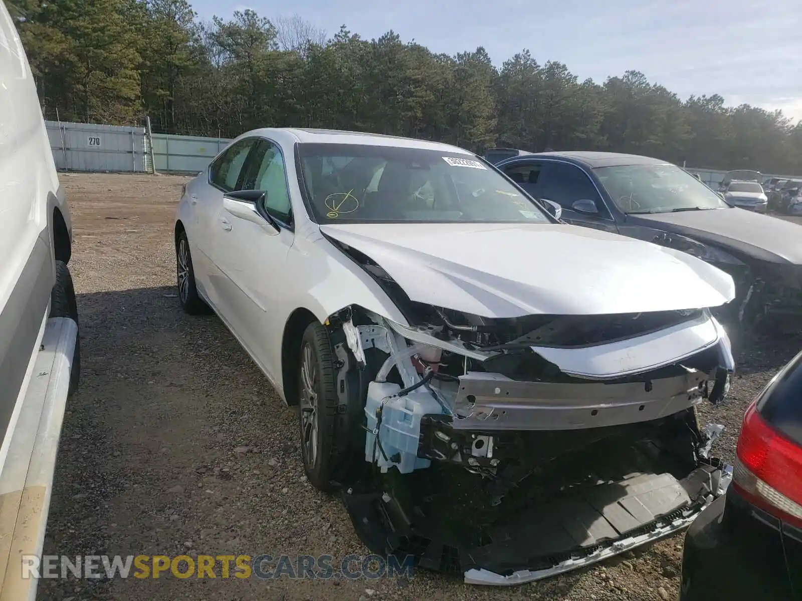 1 fotografías del automóvil dañado 58ADZ1B18LU060855 LEXUS ES350 2020