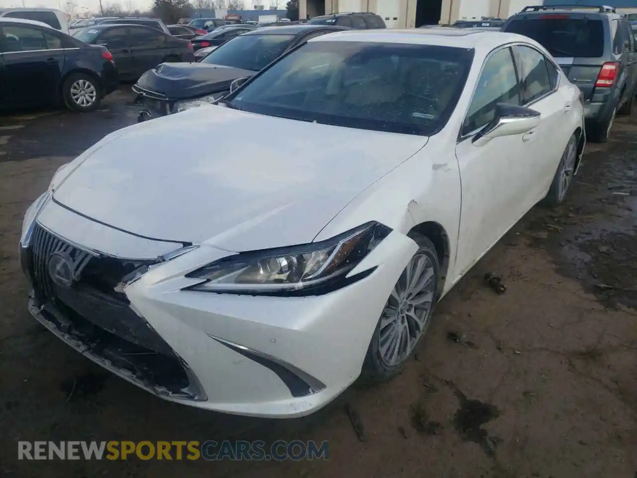 2 Photograph of a damaged car 58ADZ1B19LU059455 LEXUS ES350 2020
