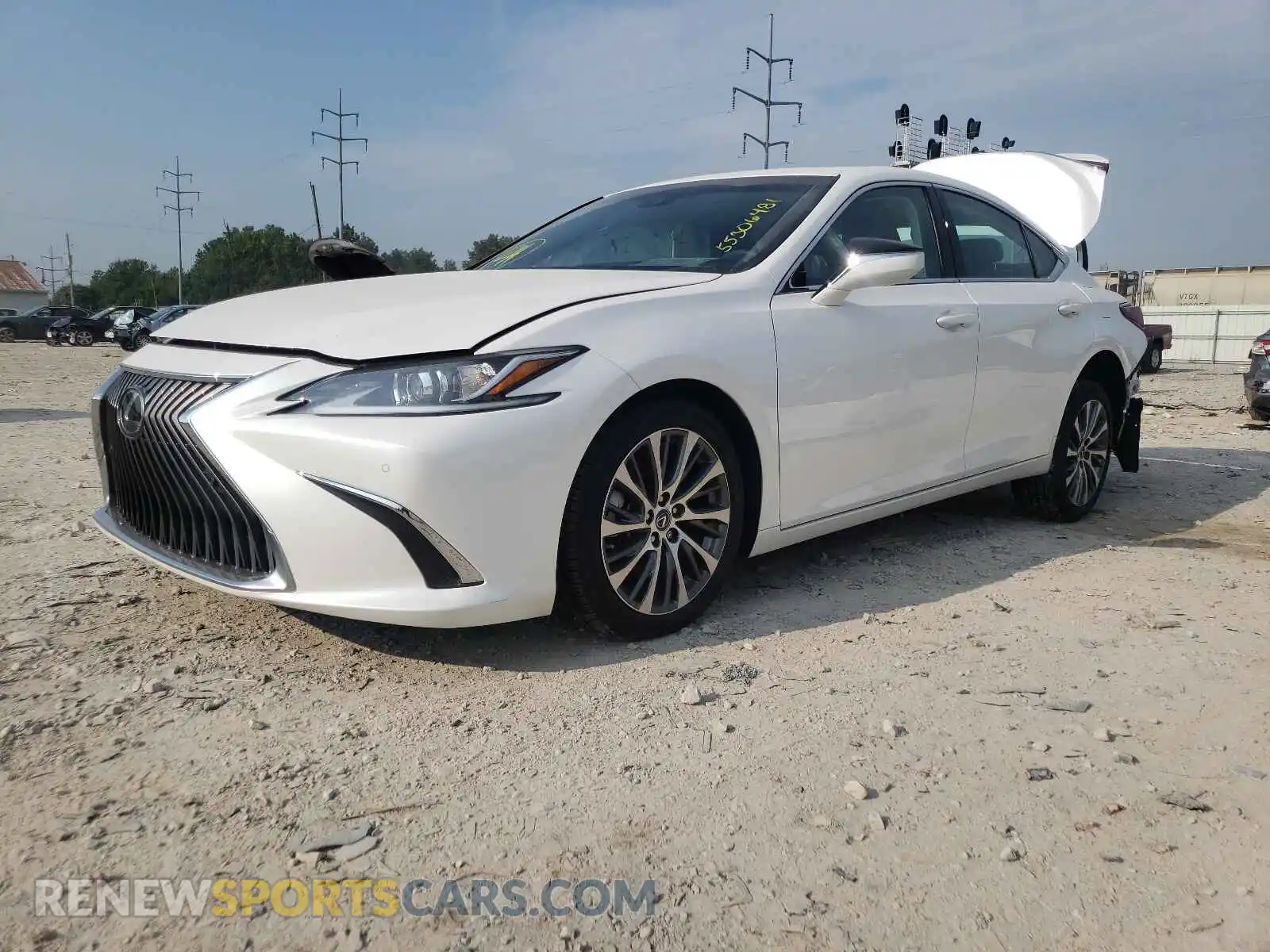 2 Photograph of a damaged car 58ADZ1B19LU072562 LEXUS ES350 2020
