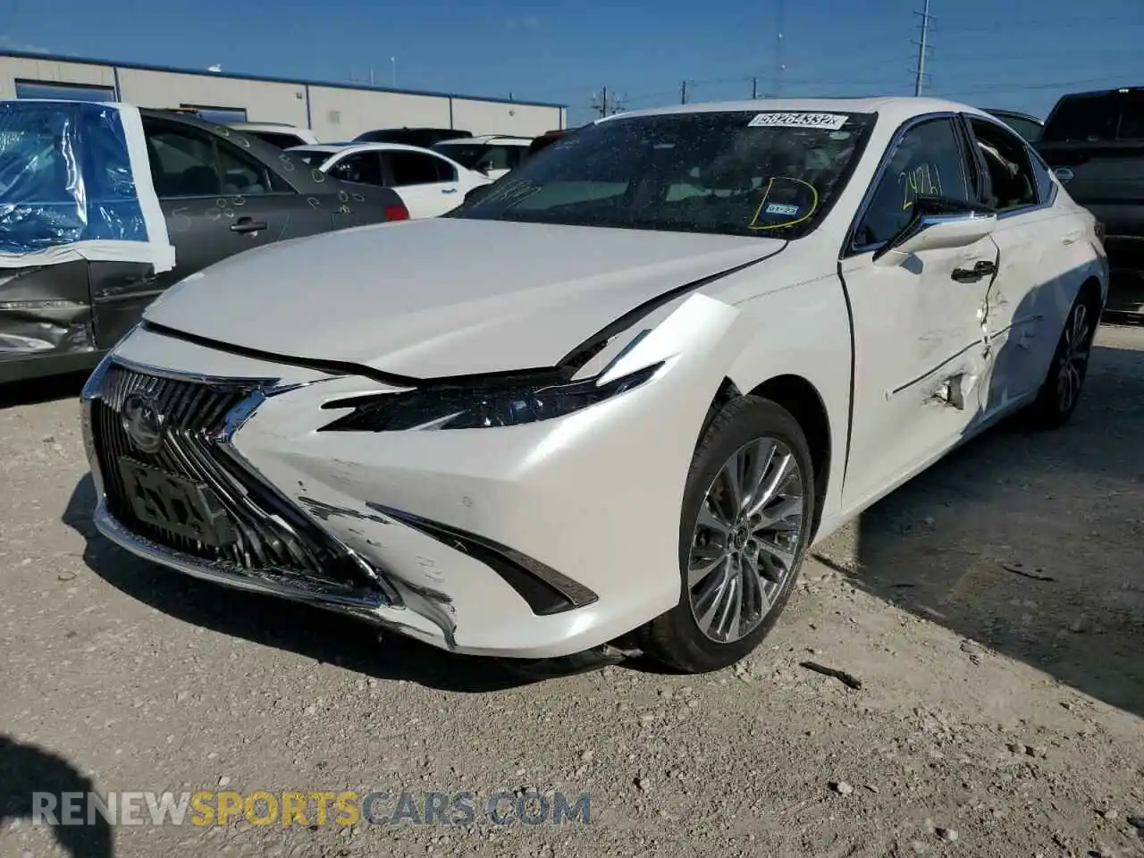 2 Photograph of a damaged car 58ADZ1B1XLU063854 LEXUS ES350 2020