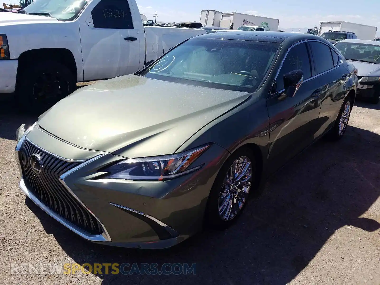 2 Photograph of a damaged car 58ADZ1B1XLU074787 LEXUS ES350 2020