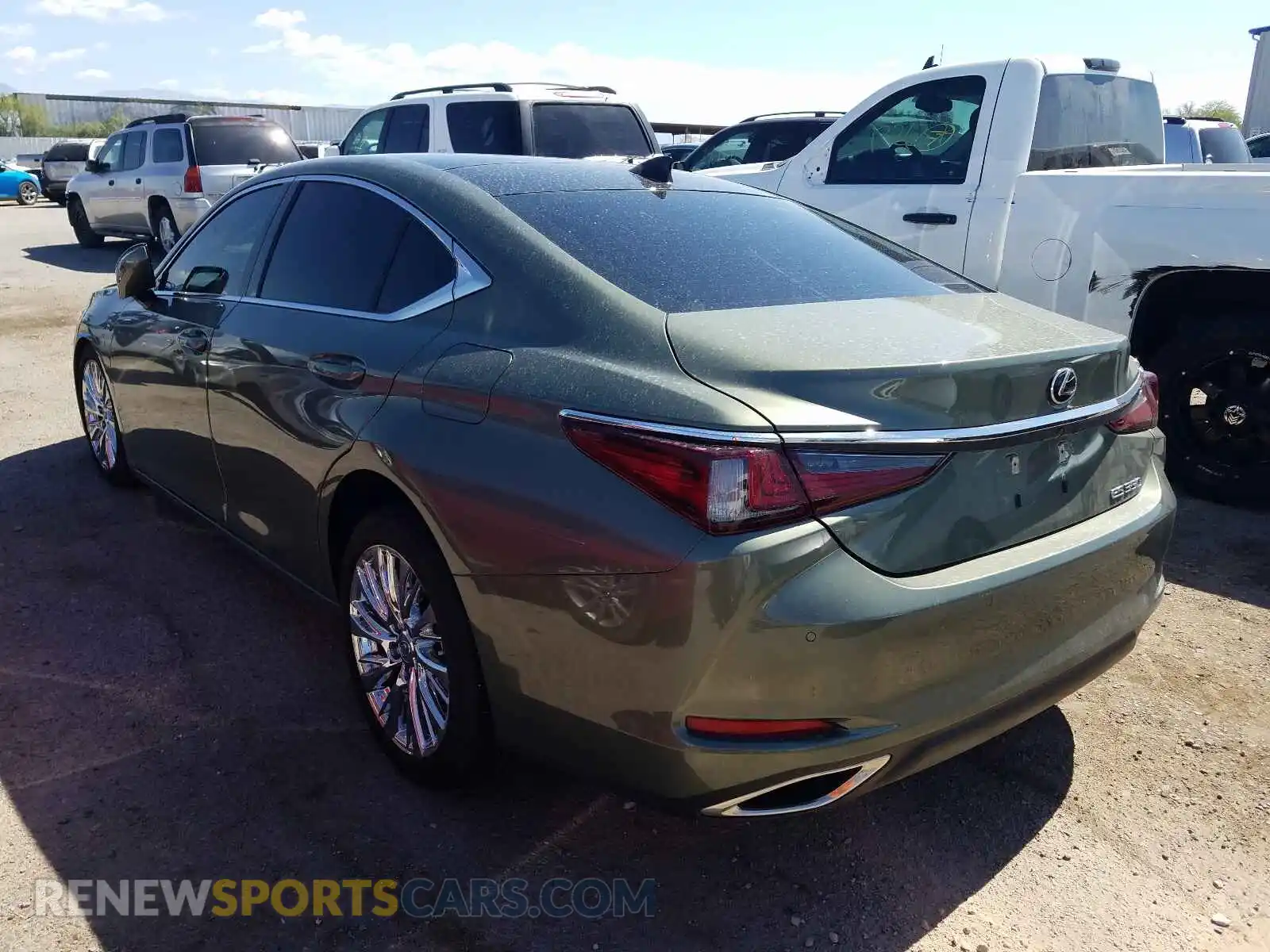 3 Photograph of a damaged car 58ADZ1B1XLU074787 LEXUS ES350 2020