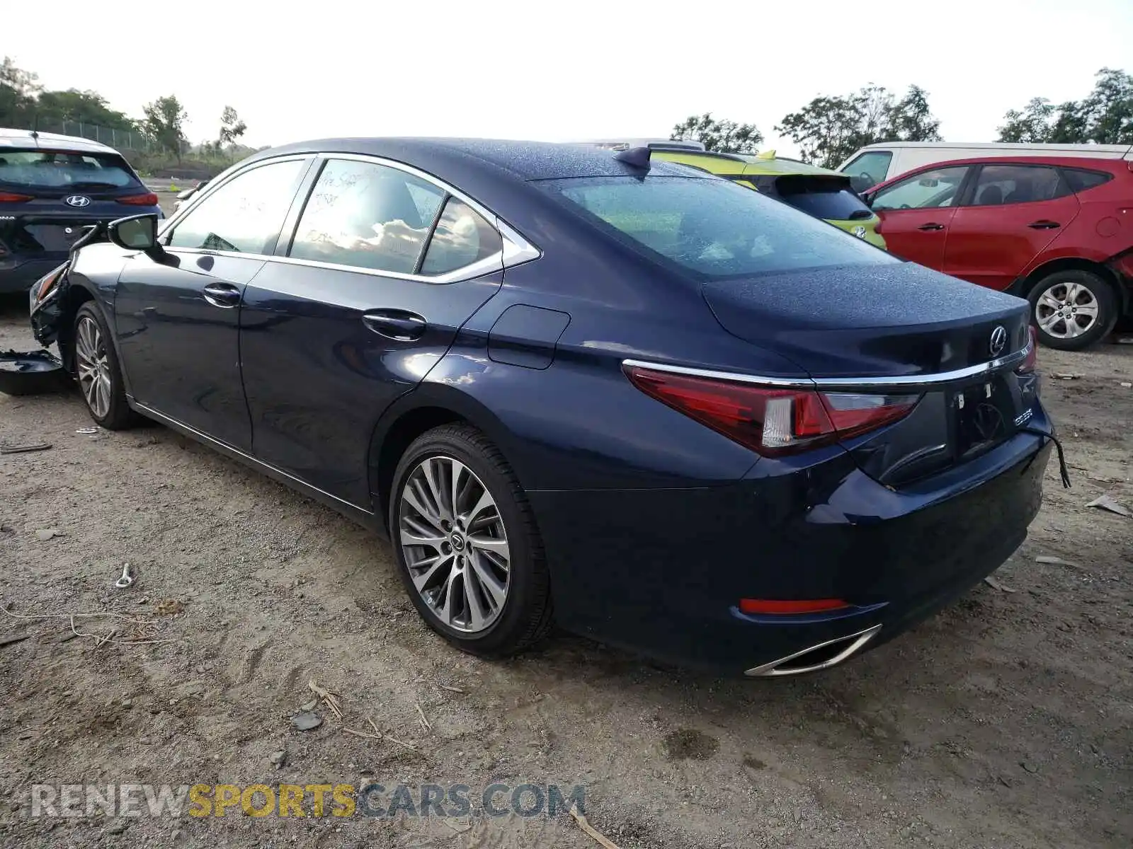 3 Фотография поврежденного автомобиля 58ADZ1B1XLU080427 LEXUS ES350 2020