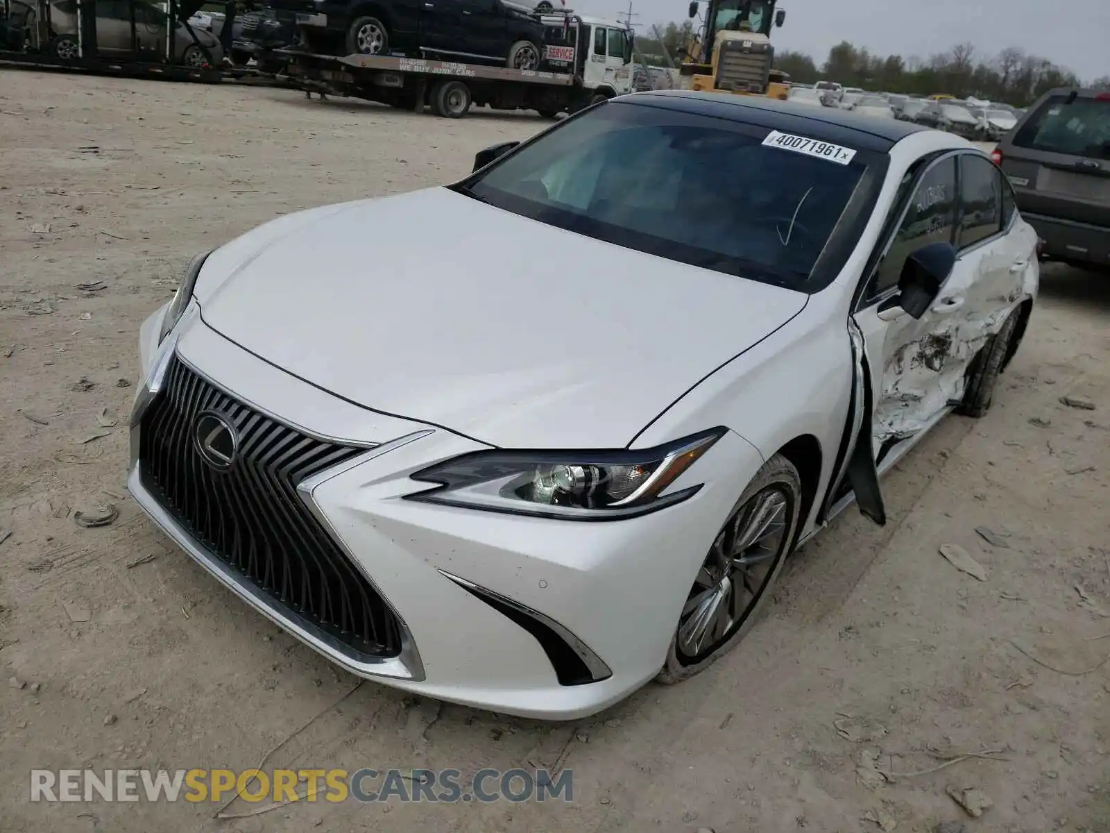 2 Photograph of a damaged car 58AEZ1B17LU057630 LEXUS ES350 2020