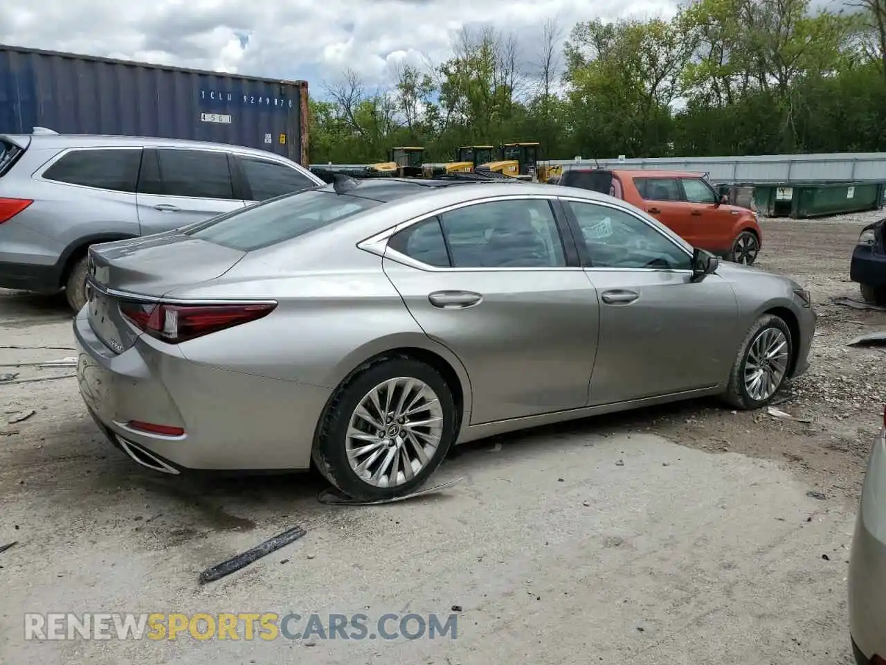 3 Photograph of a damaged car 58AEZ1B18LU073576 LEXUS ES350 2020