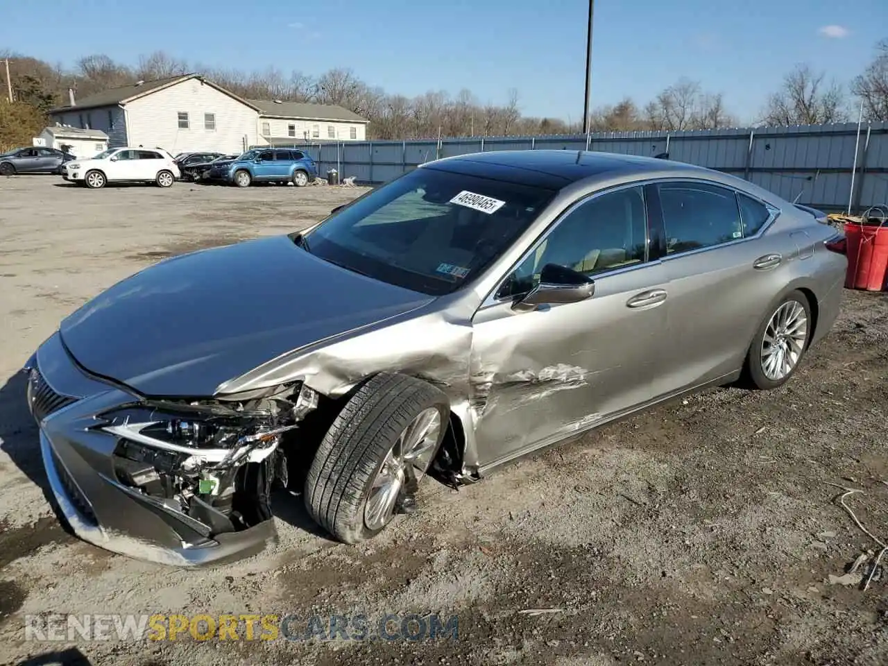 1 Photograph of a damaged car 58AEZ1B19LU074168 LEXUS ES350 2020