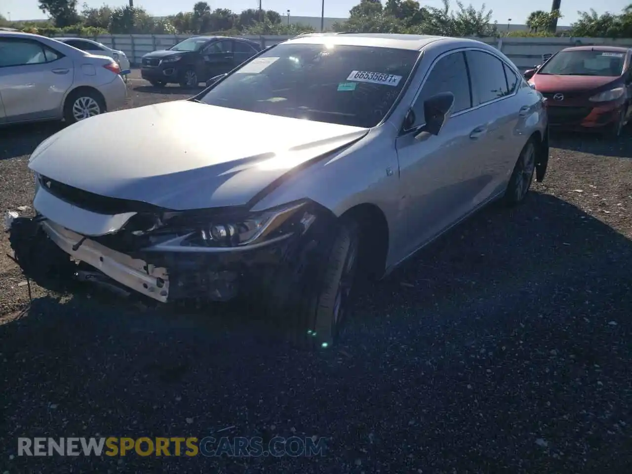 2 Photograph of a damaged car 58AGZ1B10LU068266 LEXUS ES350 2020