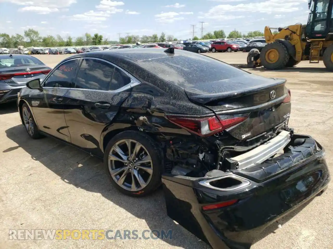 3 Photograph of a damaged car 58AGZ1B13LU069332 LEXUS ES350 2020