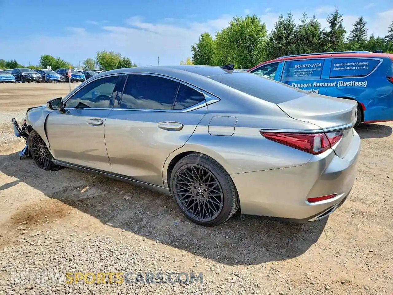 2 Photograph of a damaged car 58ABZ1B19MU083022 LEXUS ES350 2021