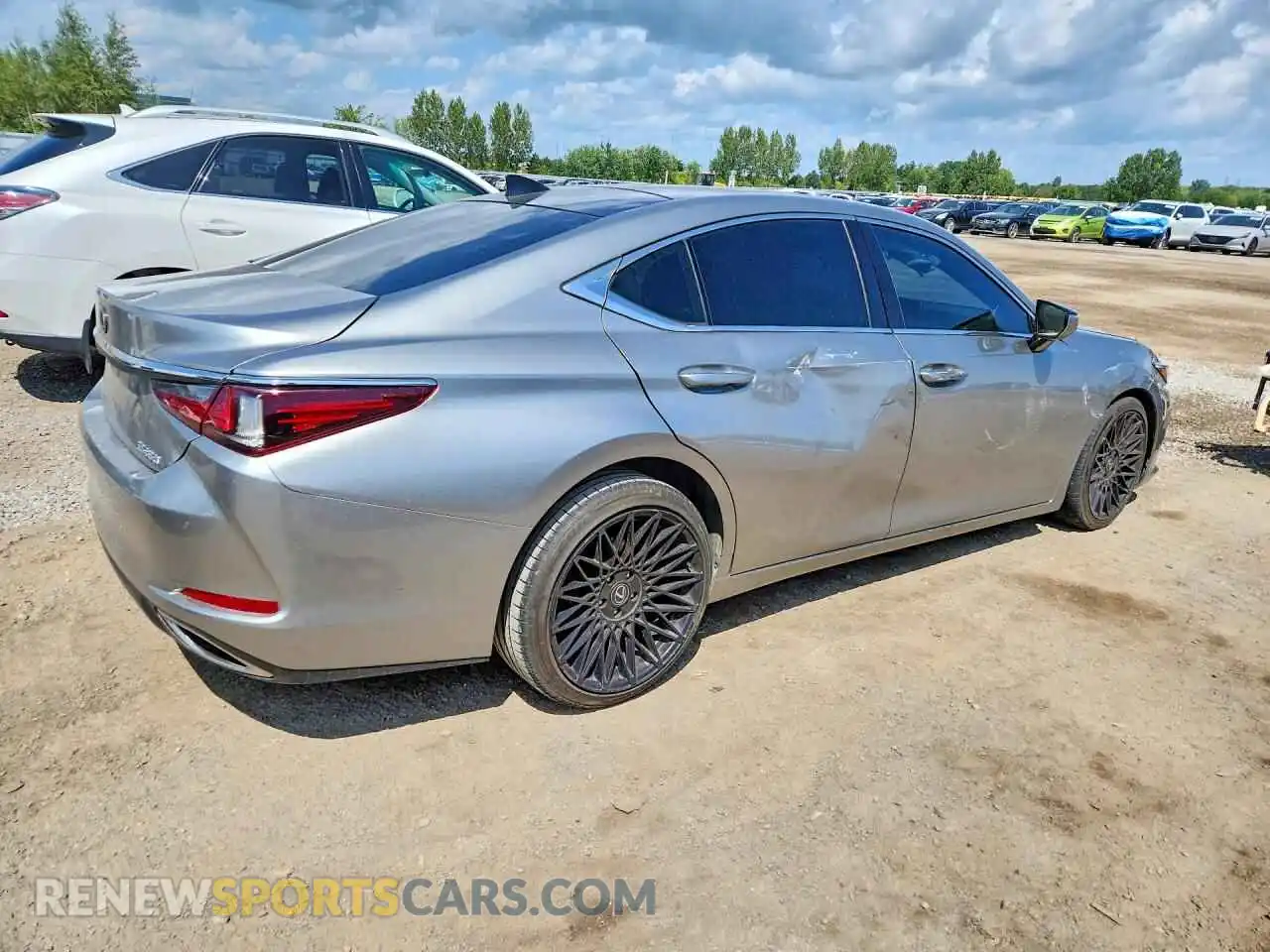 3 Photograph of a damaged car 58ABZ1B19MU083022 LEXUS ES350 2021