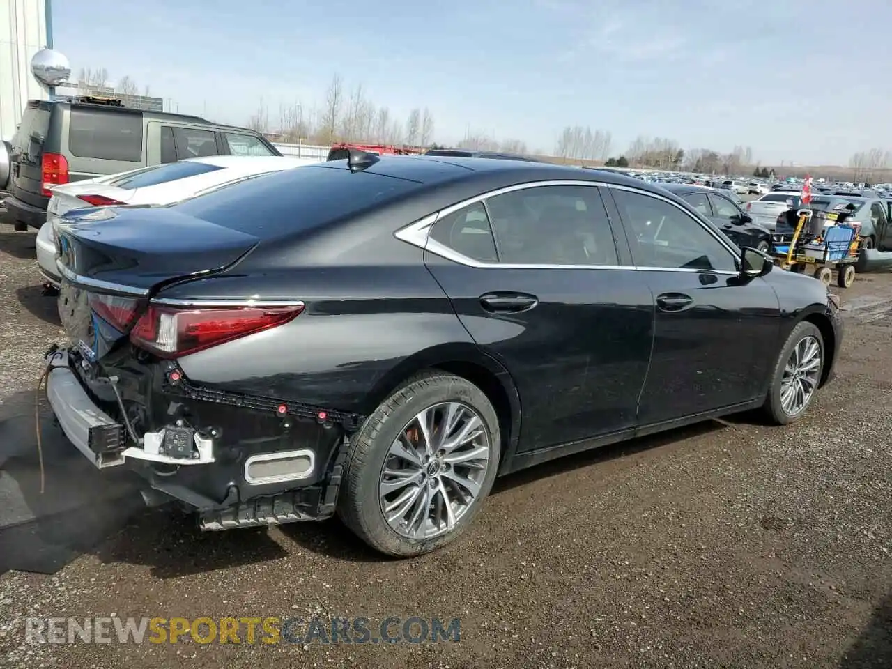 3 Photograph of a damaged car 58ABZ1B1XMU104427 LEXUS ES350 2021