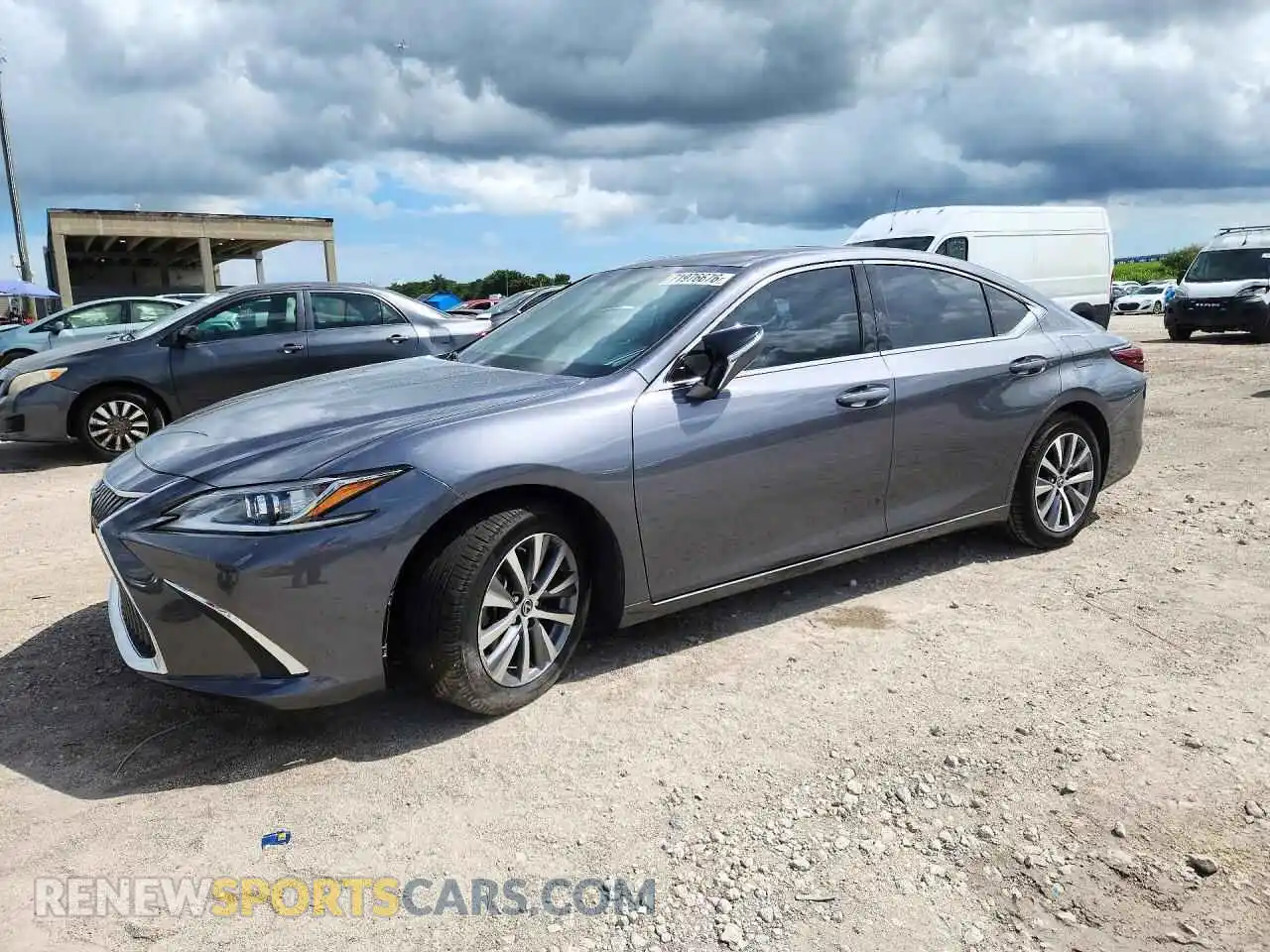 1 Photograph of a damaged car 58ACZ1B10MU098142 LEXUS ES350 2021