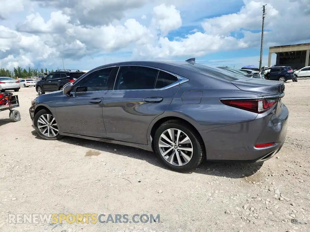 2 Photograph of a damaged car 58ACZ1B10MU098142 LEXUS ES350 2021