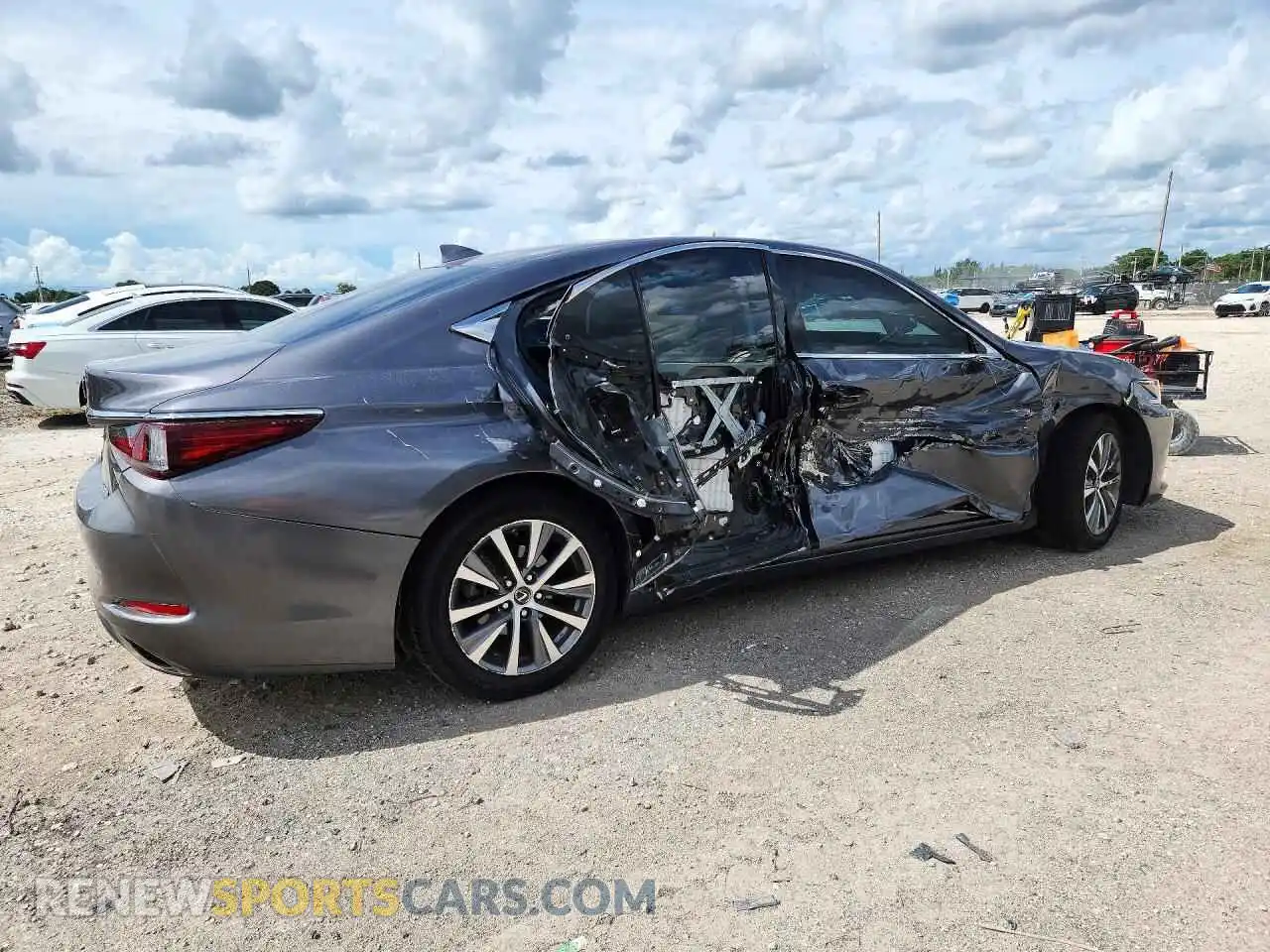 3 Photograph of a damaged car 58ACZ1B10MU098142 LEXUS ES350 2021