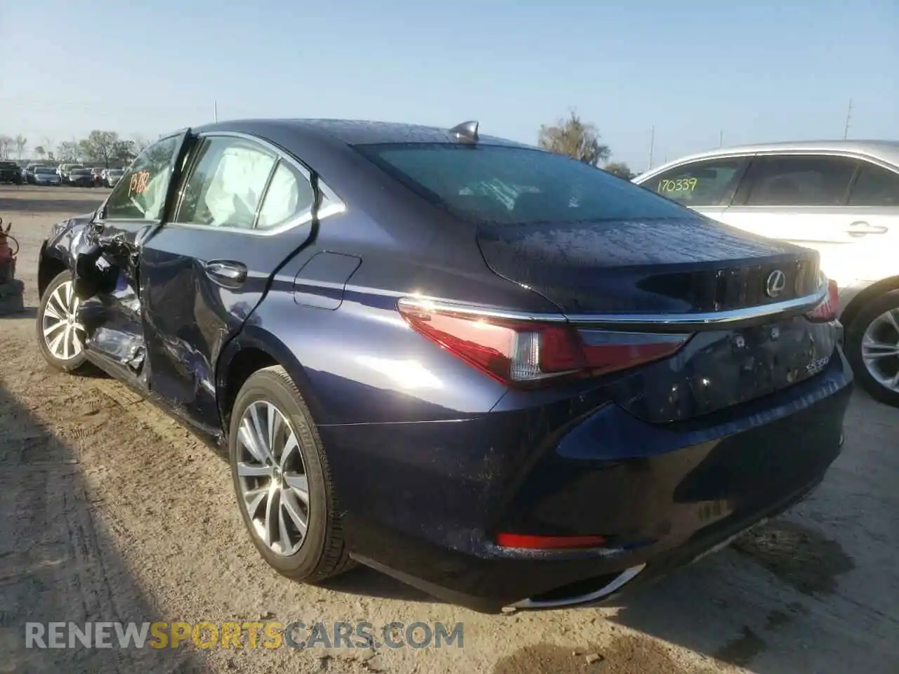 3 Photograph of a damaged car 58ACZ1B14MU086530 LEXUS ES350 2021