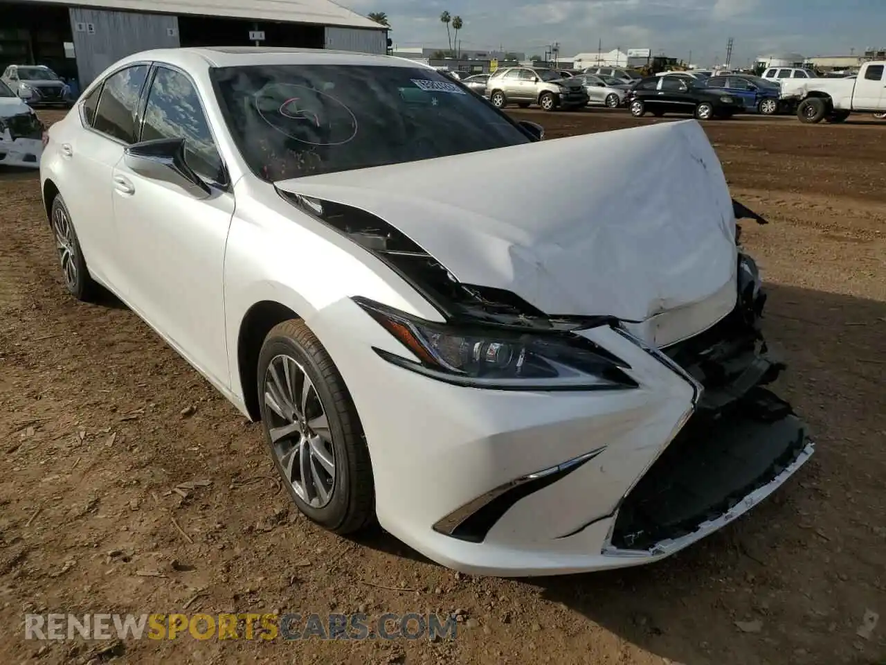 1 Photograph of a damaged car 58ACZ1B15MU089646 LEXUS ES350 2021