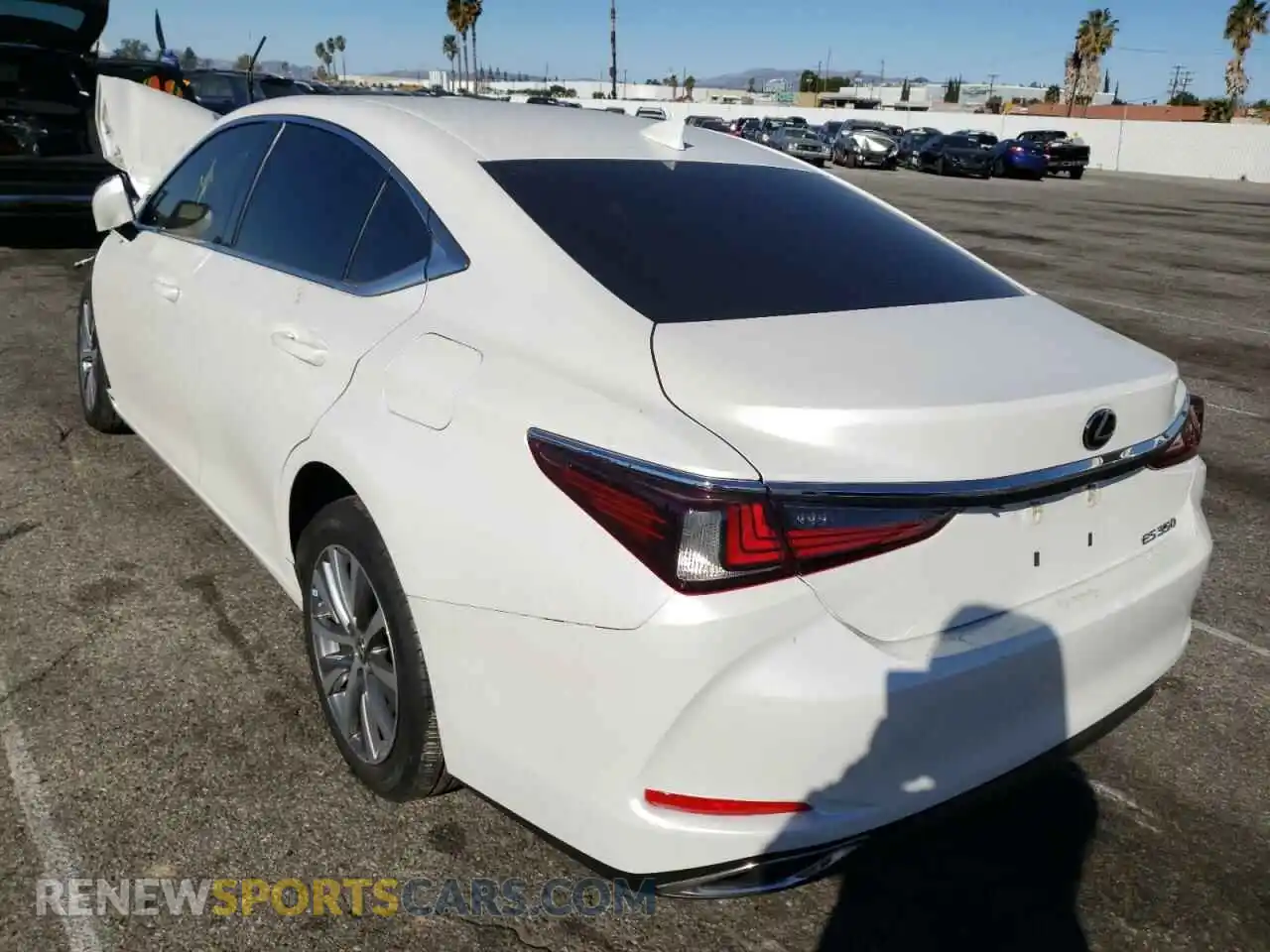 3 Photograph of a damaged car 58ACZ1B17MU100355 LEXUS ES350 2021