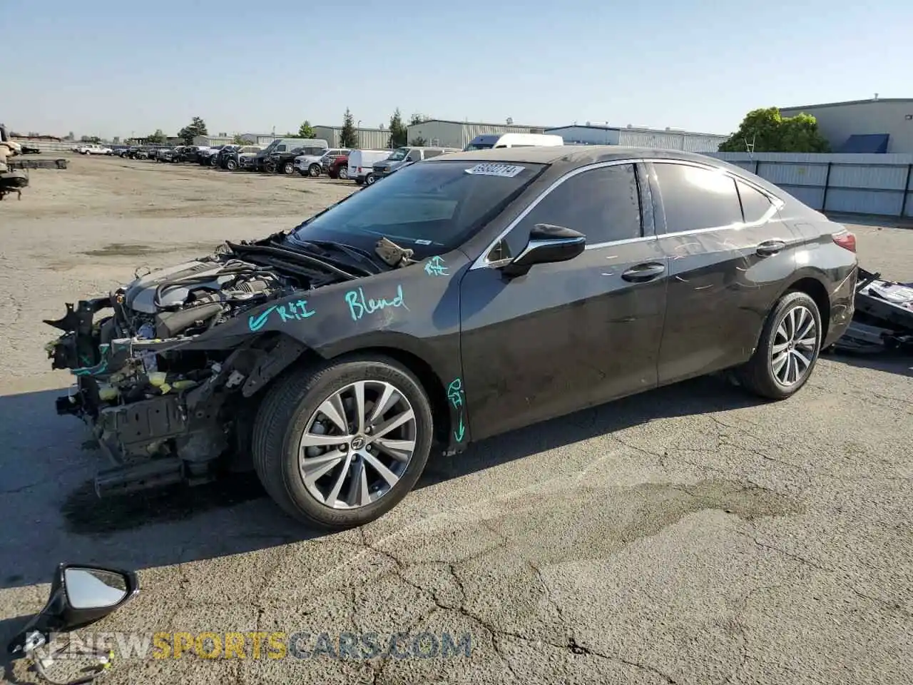 1 Photograph of a damaged car 58ACZ1B18MU110117 LEXUS ES350 2021