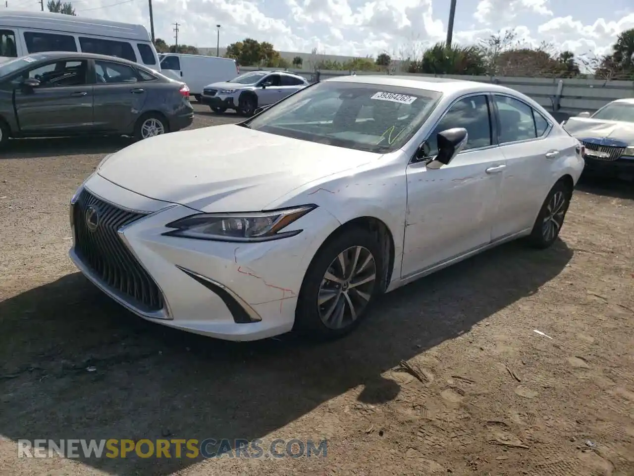 2 Photograph of a damaged car 58ACZ1B19MU108411 LEXUS ES350 2021