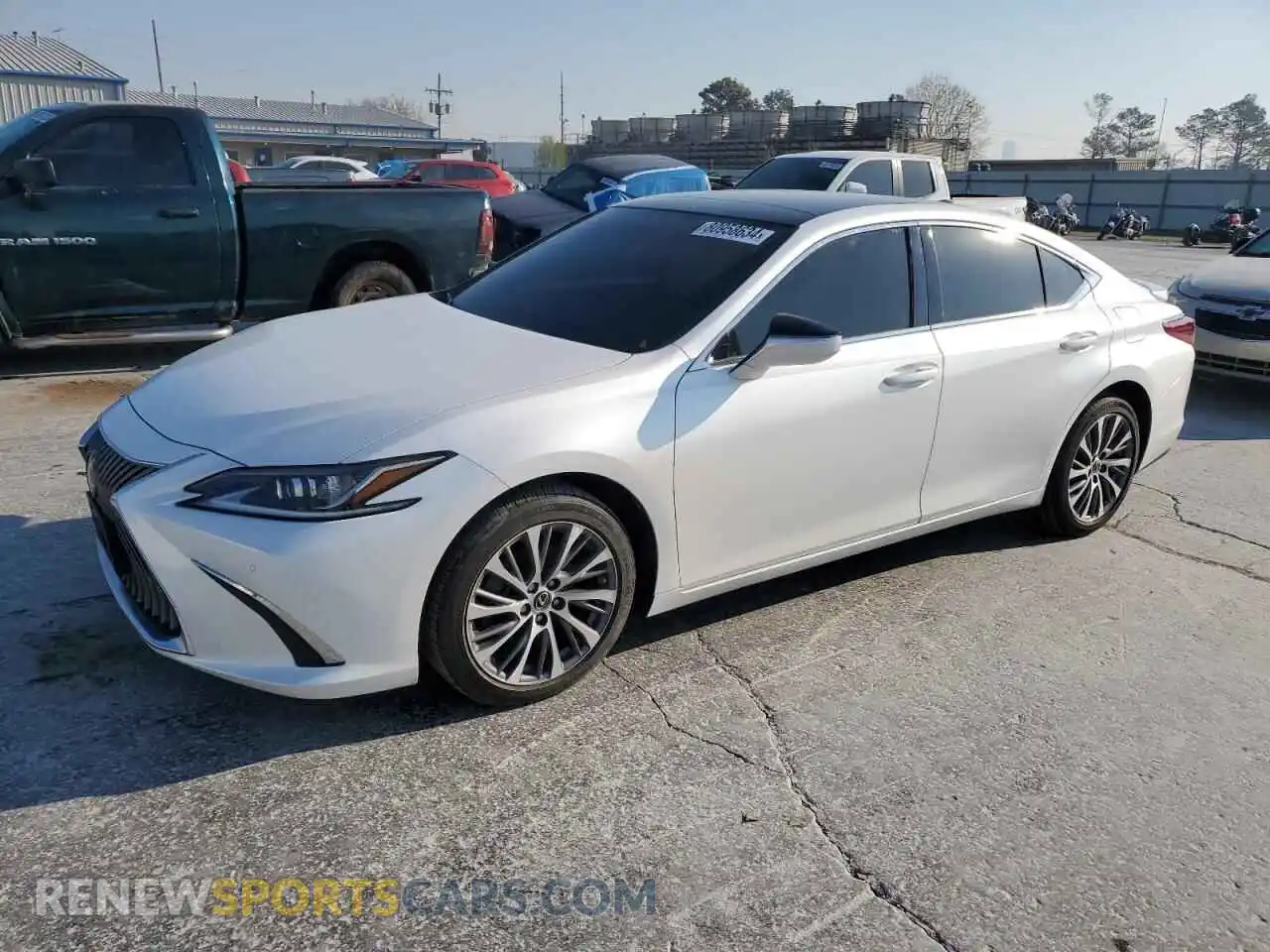 1 Photograph of a damaged car 58ADZ1B10MU090255 LEXUS ES350 2021