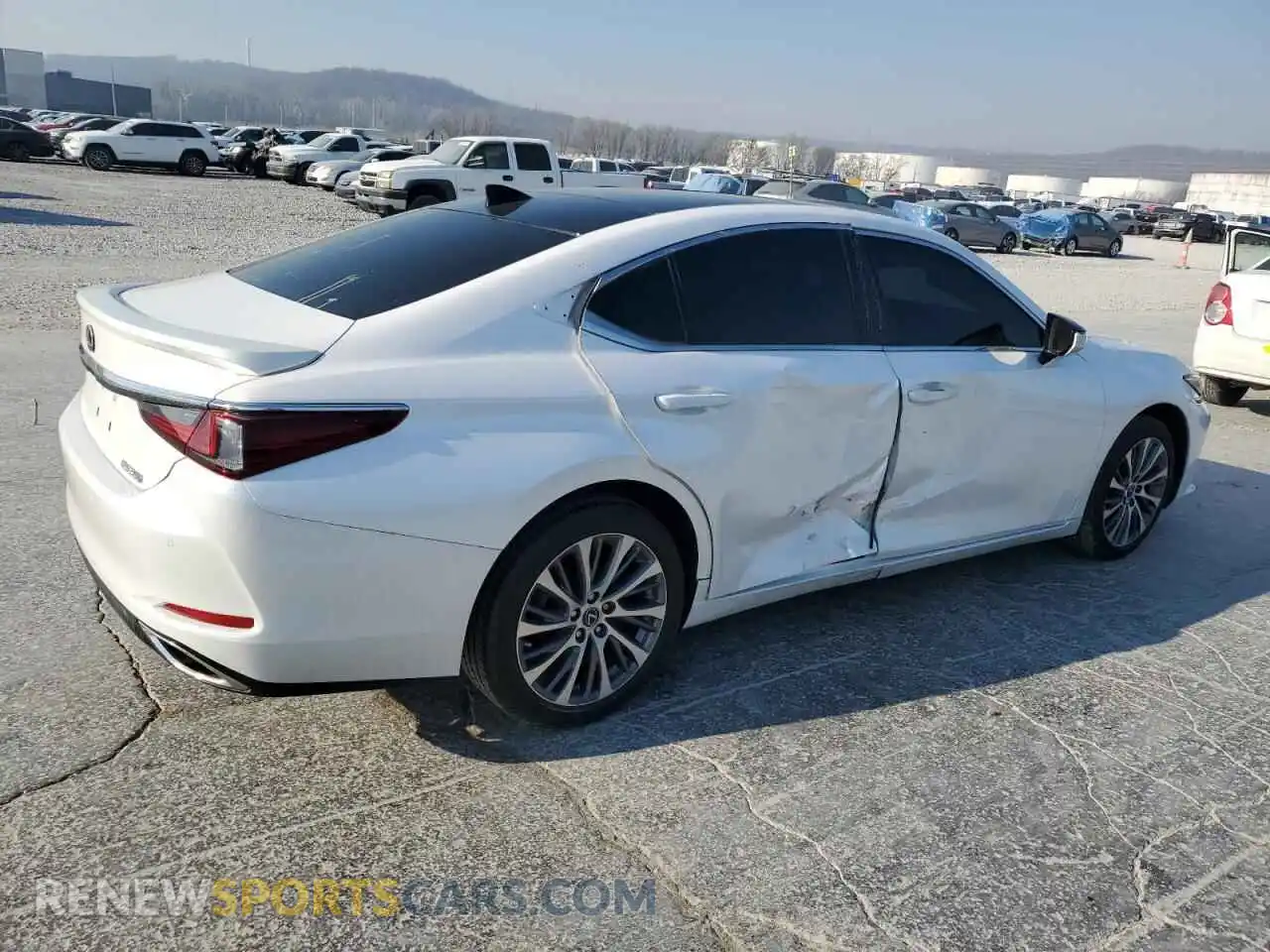 3 Photograph of a damaged car 58ADZ1B10MU090255 LEXUS ES350 2021