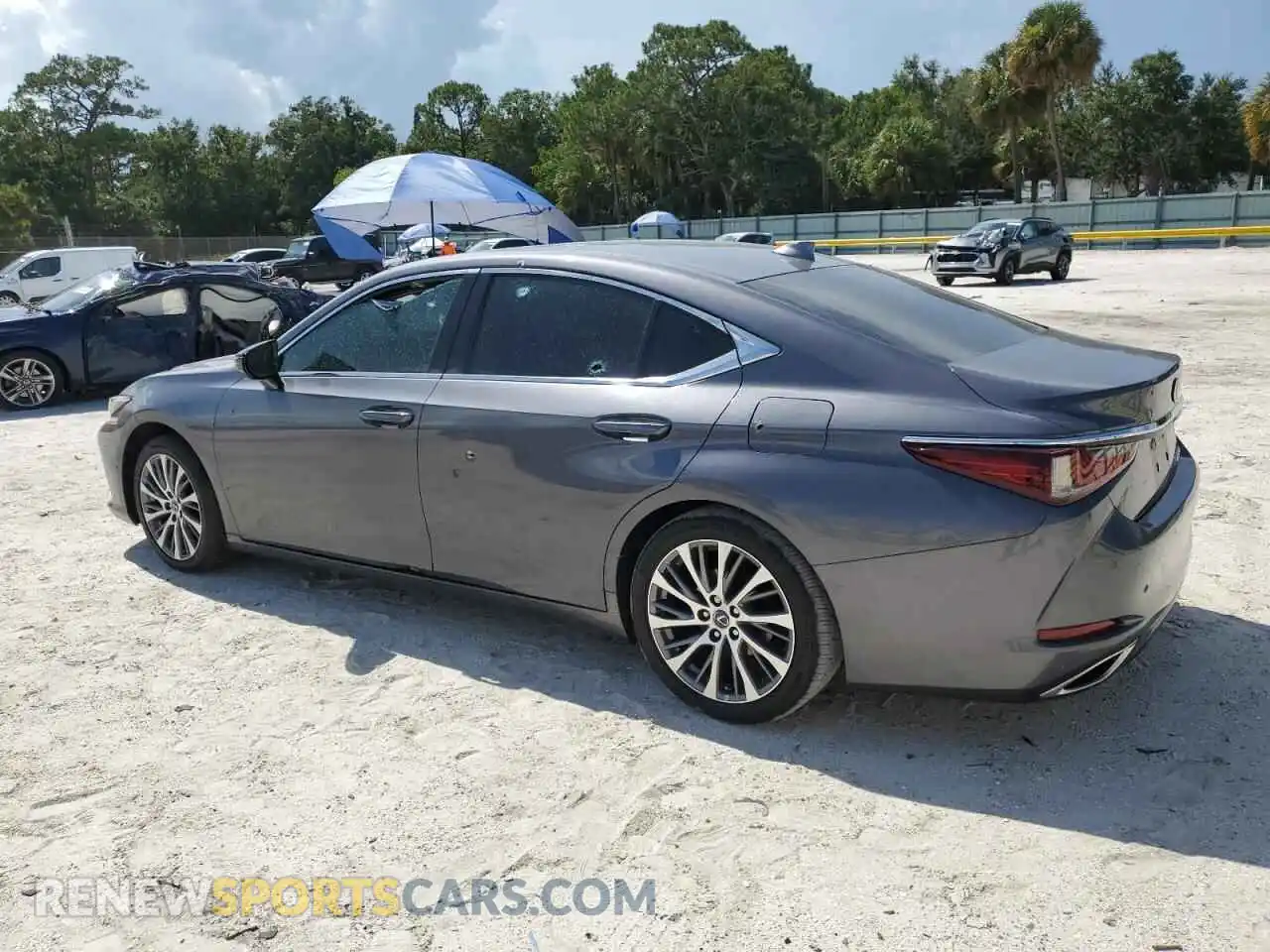 2 Photograph of a damaged car 58ADZ1B10MU094838 LEXUS ES350 2021