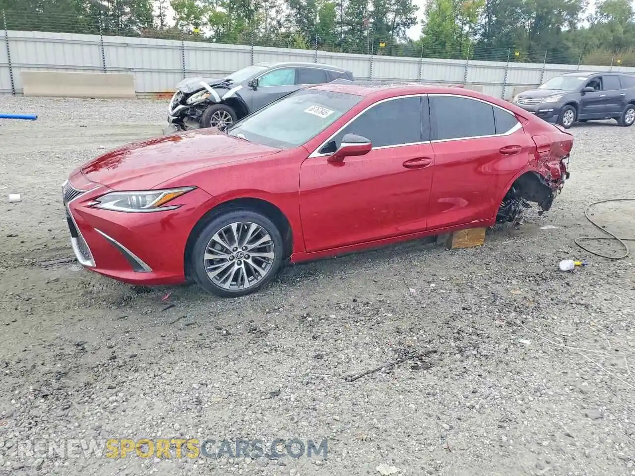1 Photograph of a damaged car 58ADZ1B10MU096525 LEXUS ES350 2021