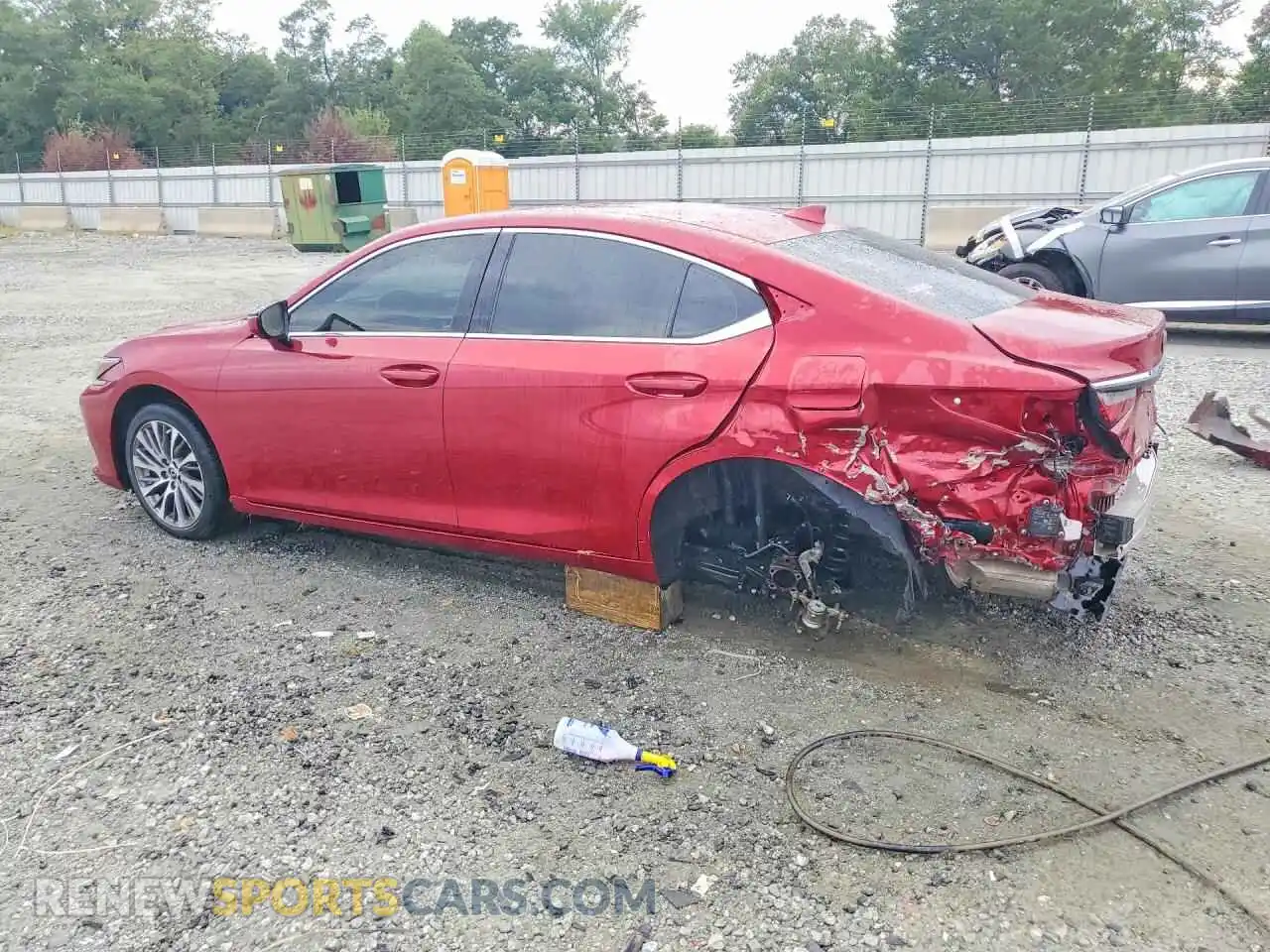 2 Photograph of a damaged car 58ADZ1B10MU096525 LEXUS ES350 2021