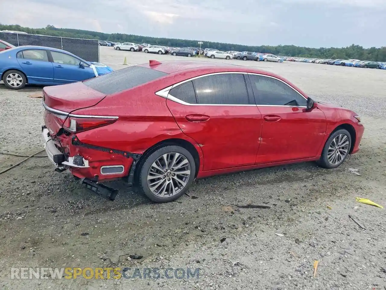 3 Photograph of a damaged car 58ADZ1B10MU096525 LEXUS ES350 2021