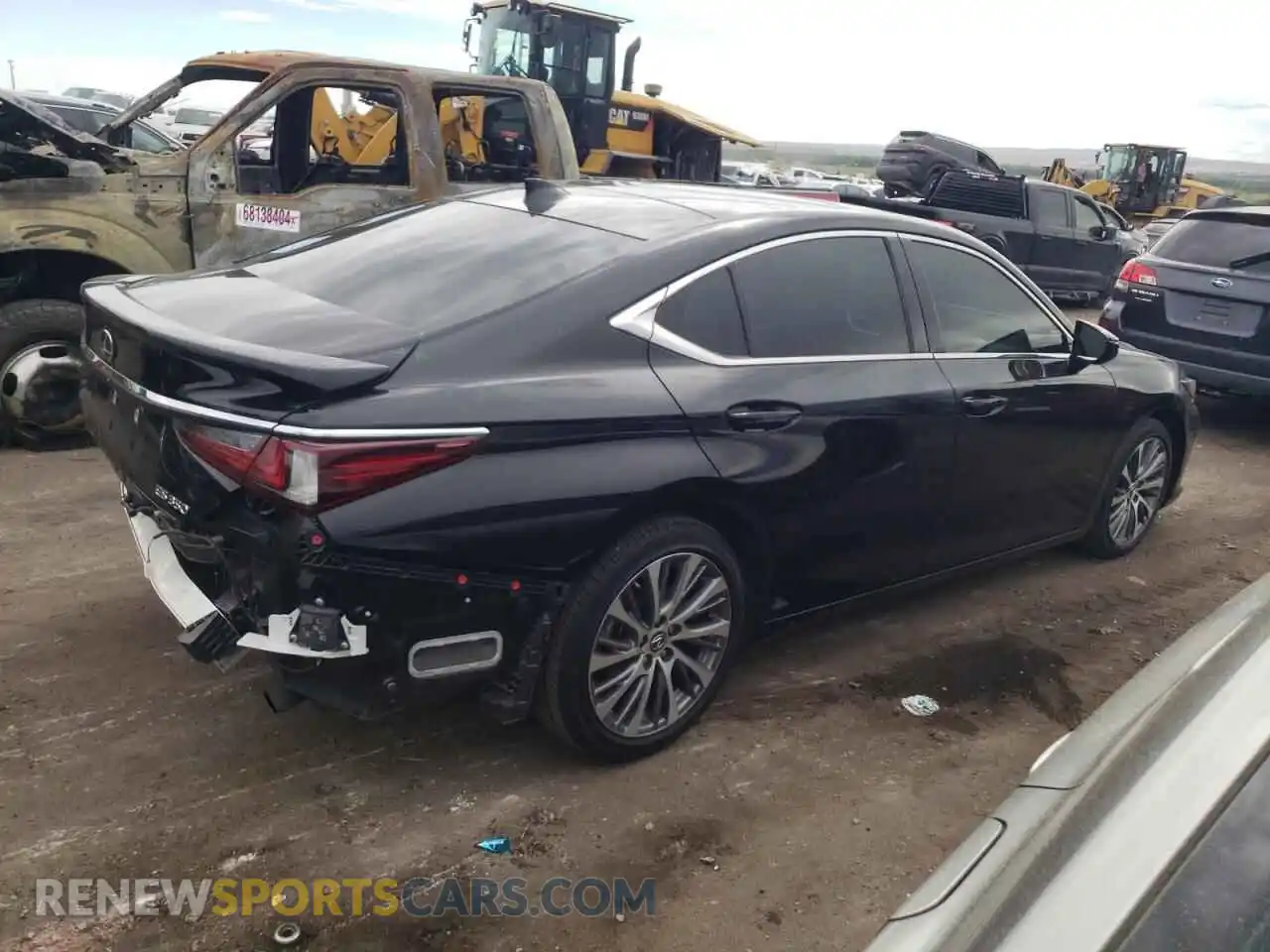 3 Photograph of a damaged car 58ADZ1B10MU108057 LEXUS ES350 2021