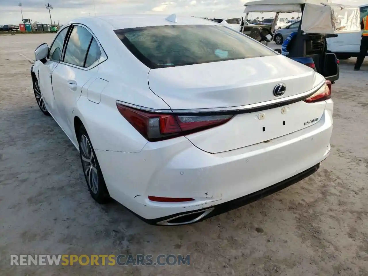 3 Photograph of a damaged car 58ADZ1B10MU109564 LEXUS ES350 2021