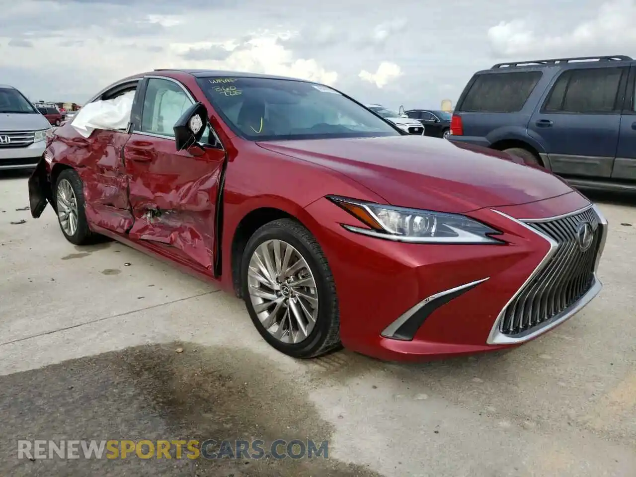 1 Photograph of a damaged car 58ADZ1B11MU088403 LEXUS ES350 2021