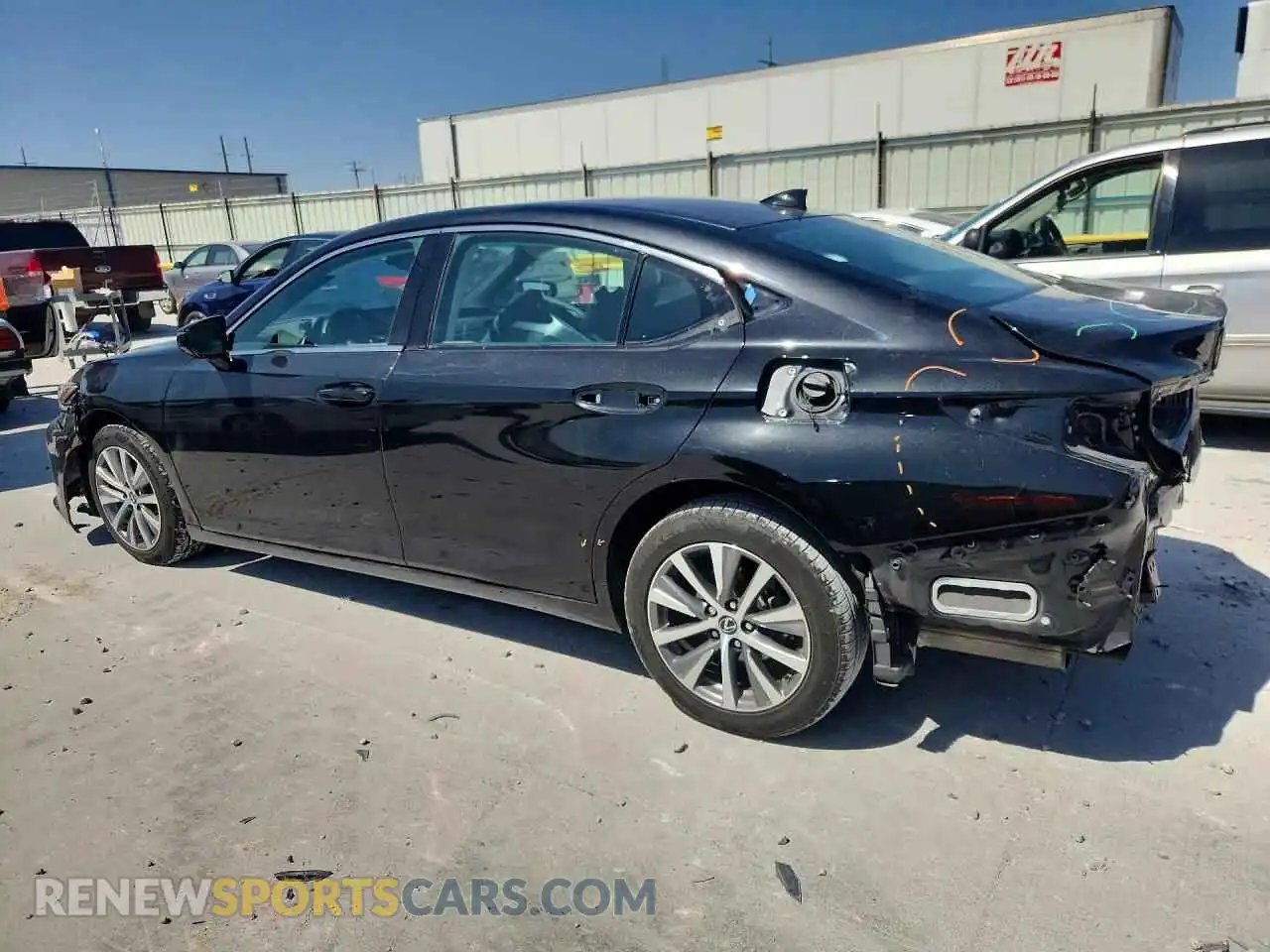 2 Photograph of a damaged car 58ADZ1B11MU100758 LEXUS ES350 2021