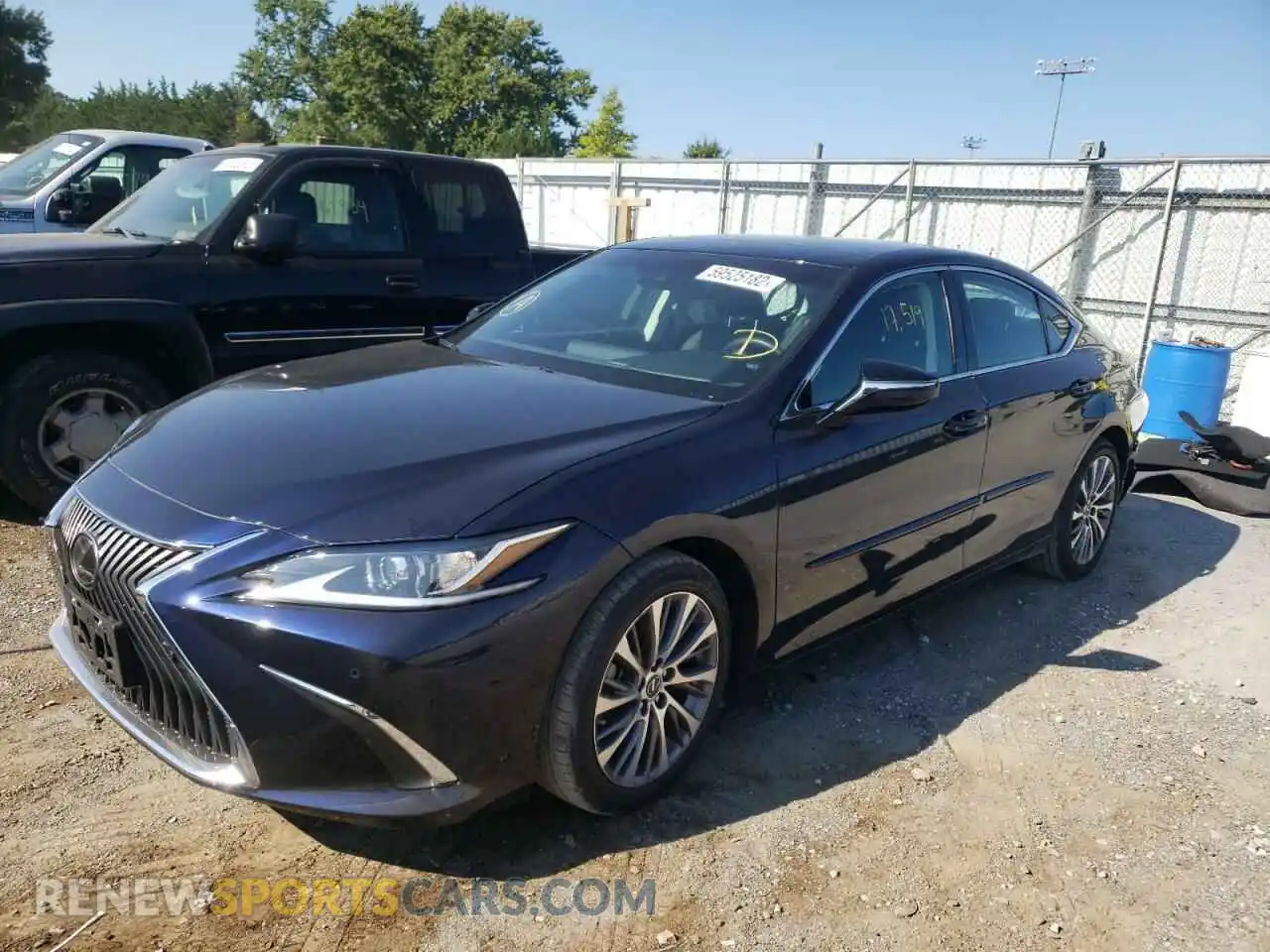 2 Photograph of a damaged car 58ADZ1B11MU102283 LEXUS ES350 2021