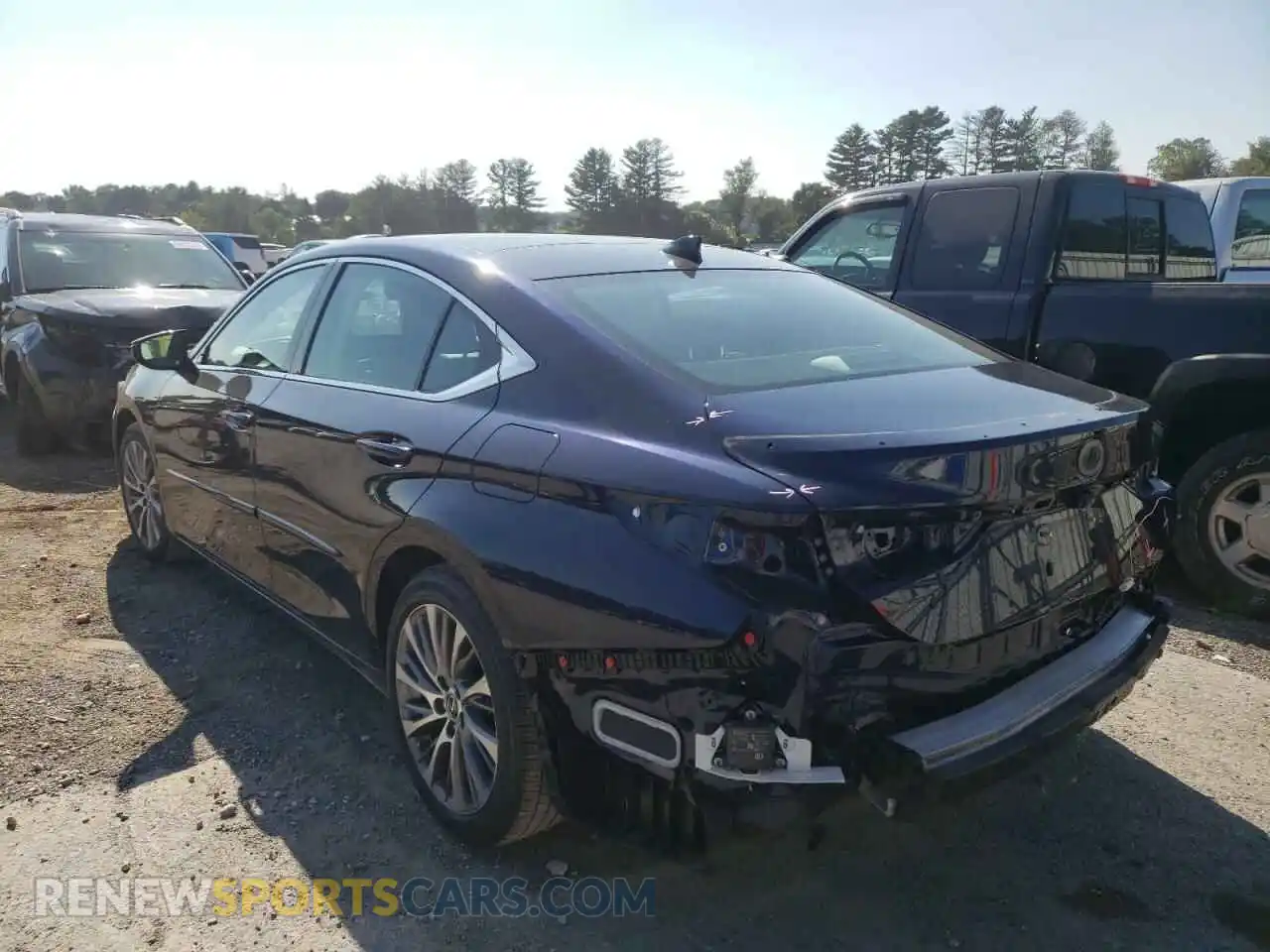 3 Photograph of a damaged car 58ADZ1B11MU102283 LEXUS ES350 2021