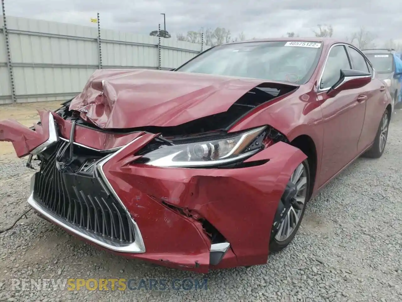 2 Photograph of a damaged car 58ADZ1B11MU102736 LEXUS ES350 2021