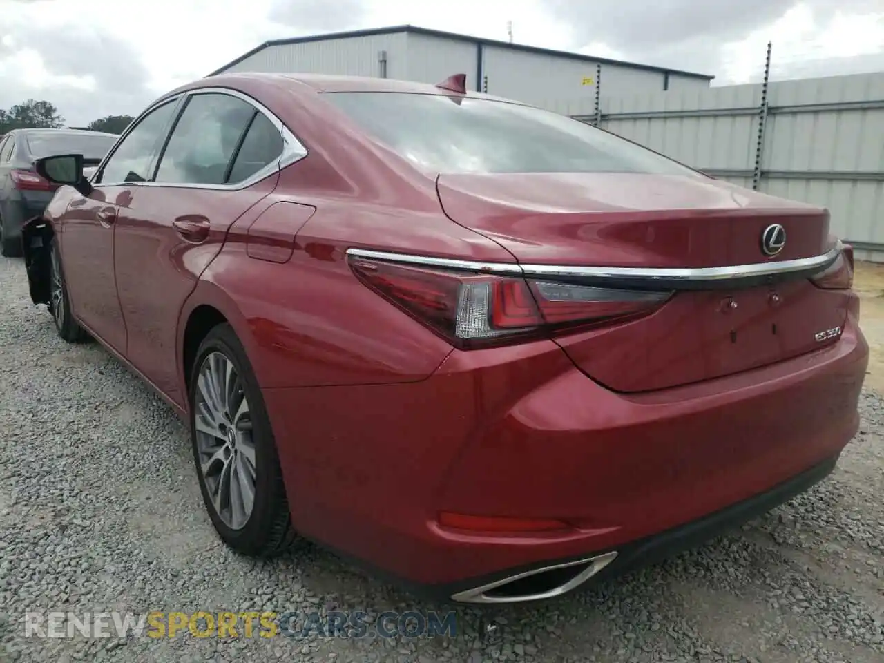 3 Photograph of a damaged car 58ADZ1B11MU102736 LEXUS ES350 2021