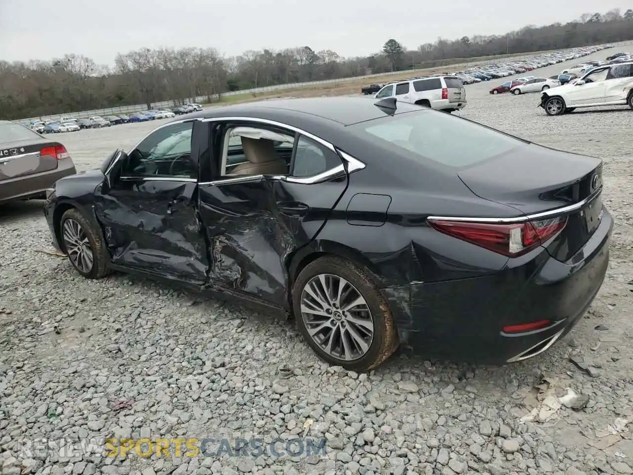 2 Photograph of a damaged car 58ADZ1B11MU104194 LEXUS ES350 2021