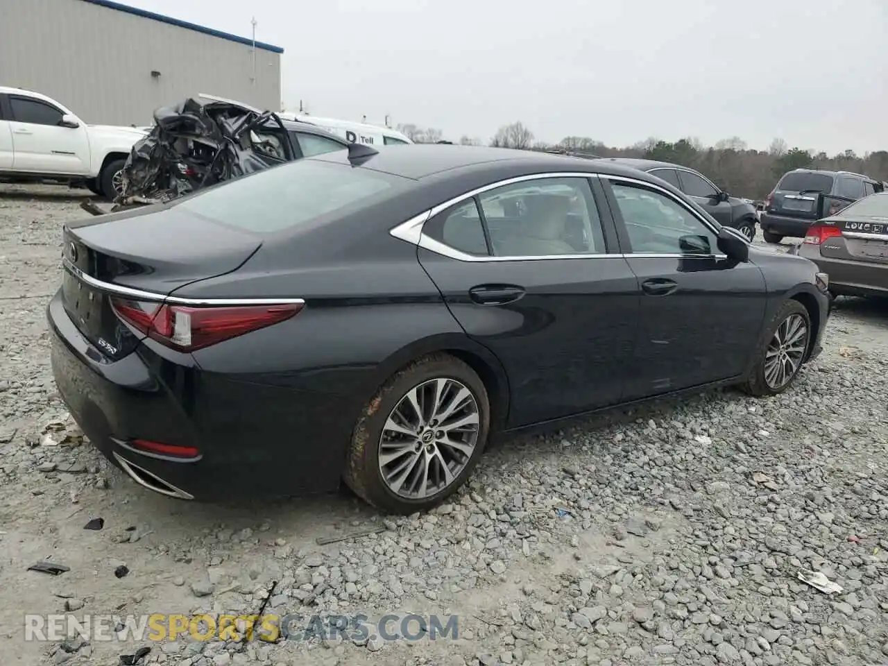 3 Photograph of a damaged car 58ADZ1B11MU104194 LEXUS ES350 2021