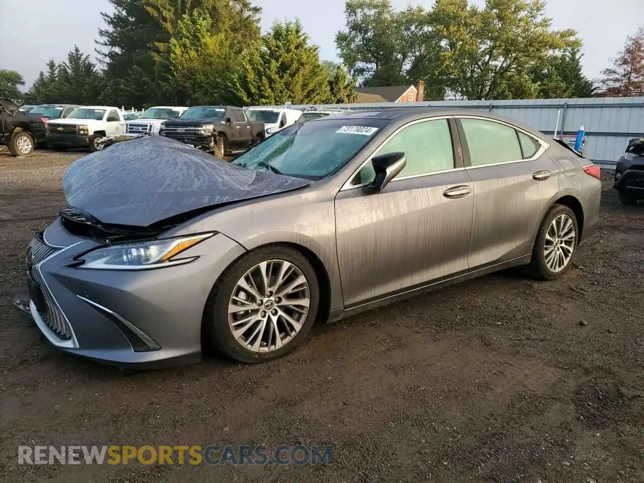1 Photograph of a damaged car 58ADZ1B11MU104468 LEXUS ES350 2021