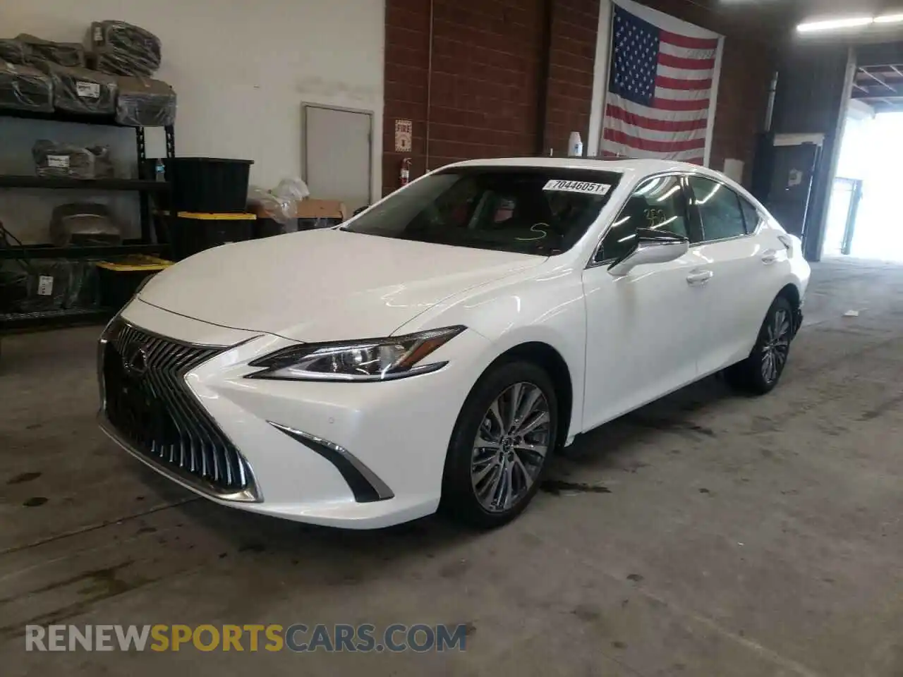 2 Photograph of a damaged car 58ADZ1B11MU110819 LEXUS ES350 2021