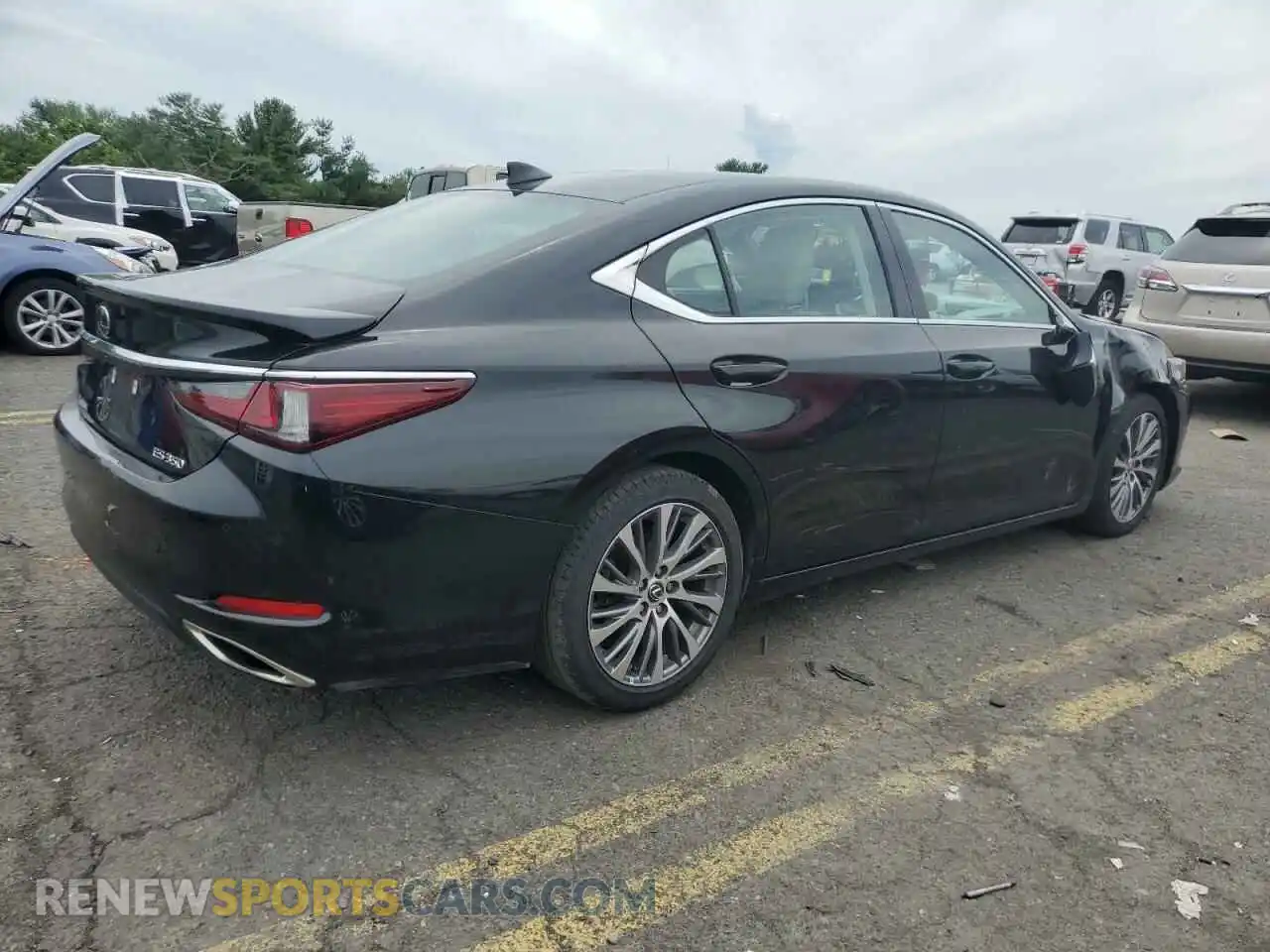 3 Photograph of a damaged car 58ADZ1B12MU092864 LEXUS ES350 2021