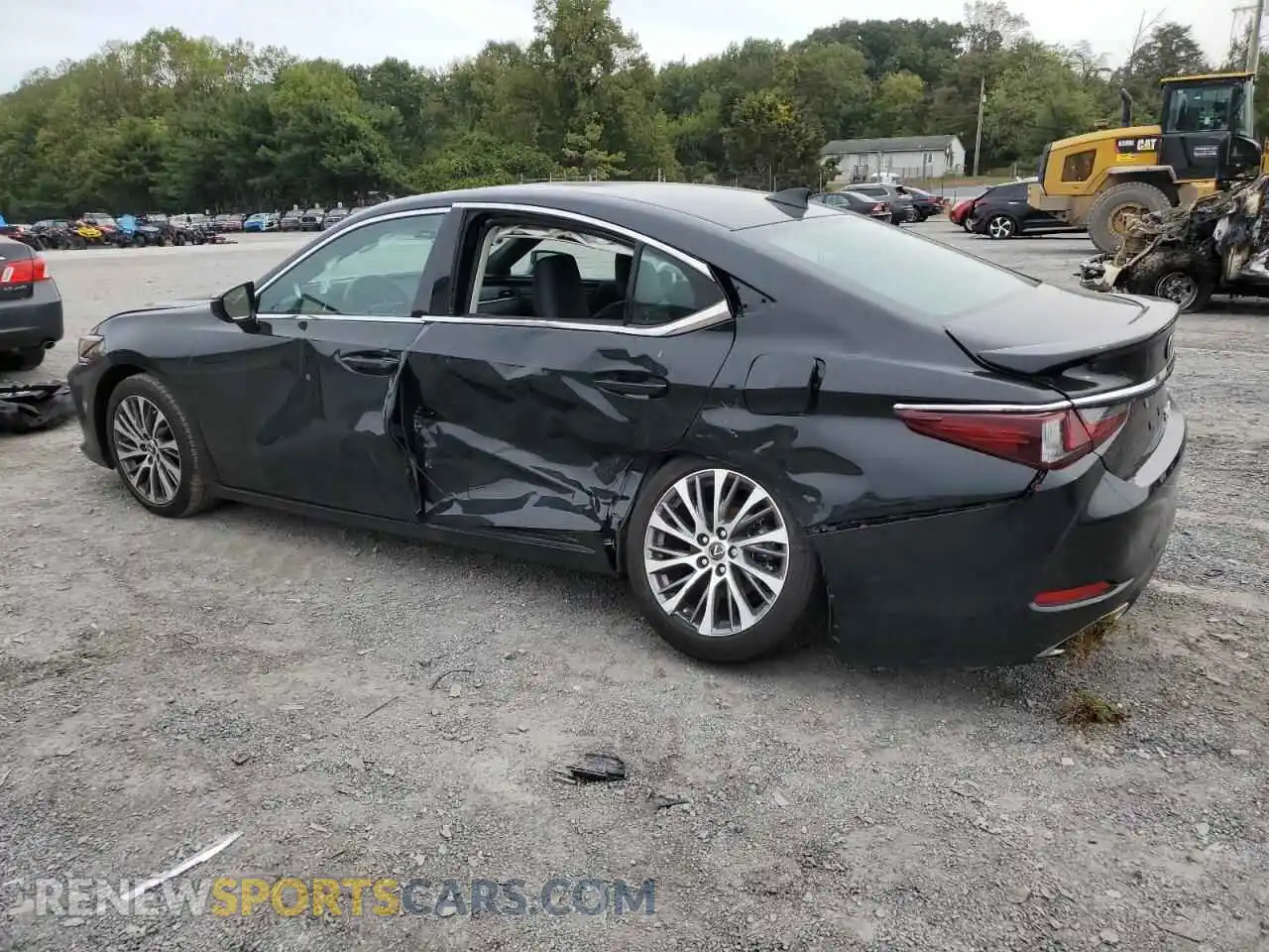 2 Photograph of a damaged car 58ADZ1B12MU102678 LEXUS ES350 2021