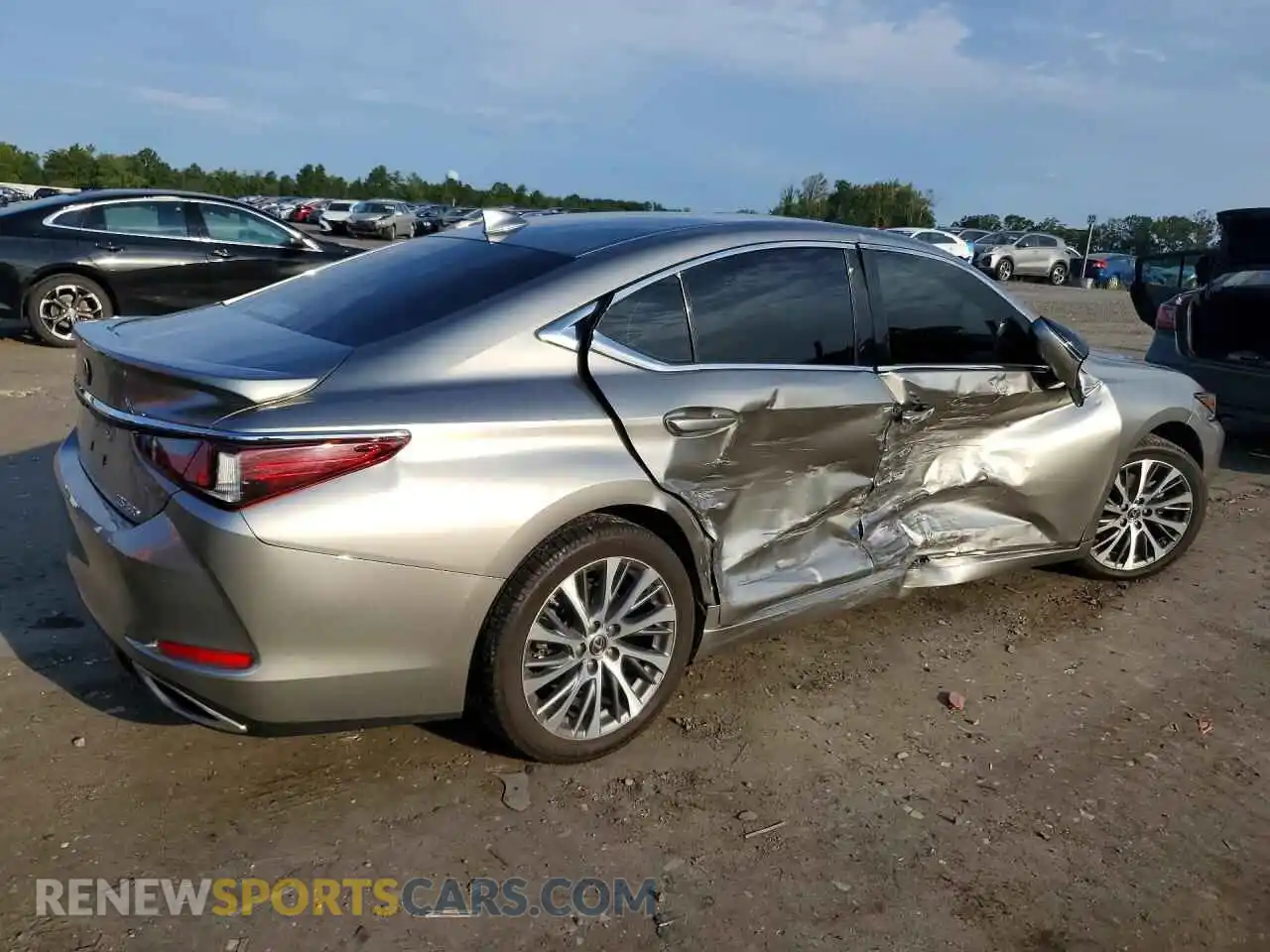 3 Photograph of a damaged car 58ADZ1B12MU103071 LEXUS ES350 2021