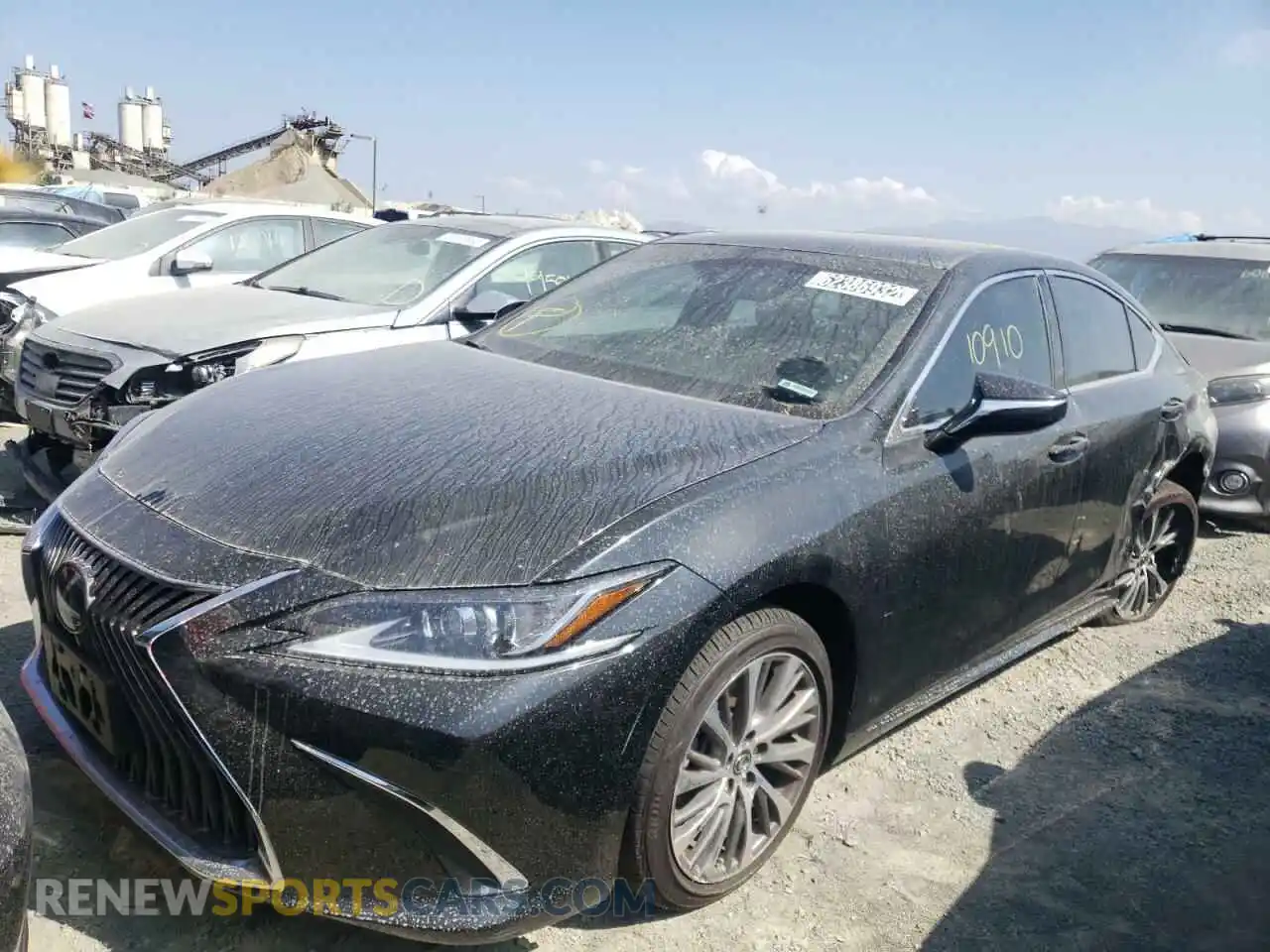 2 Photograph of a damaged car 58ADZ1B12MU108786 LEXUS ES350 2021