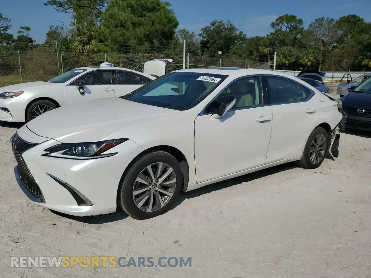 1 Photograph of a damaged car 58ADZ1B13MU091190 LEXUS ES350 2021