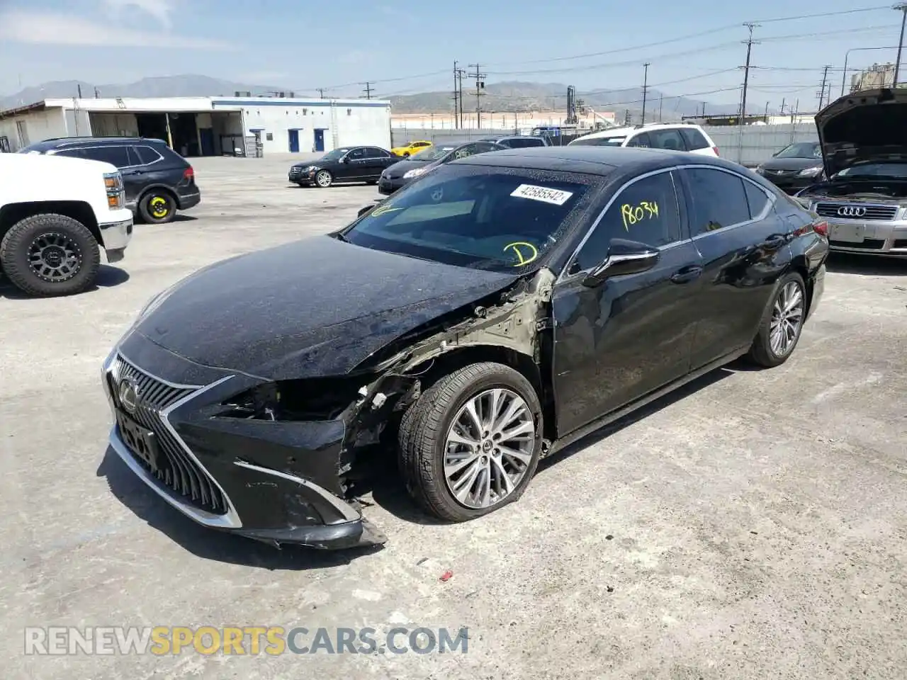 2 Photograph of a damaged car 58ADZ1B13MU106769 LEXUS ES350 2021