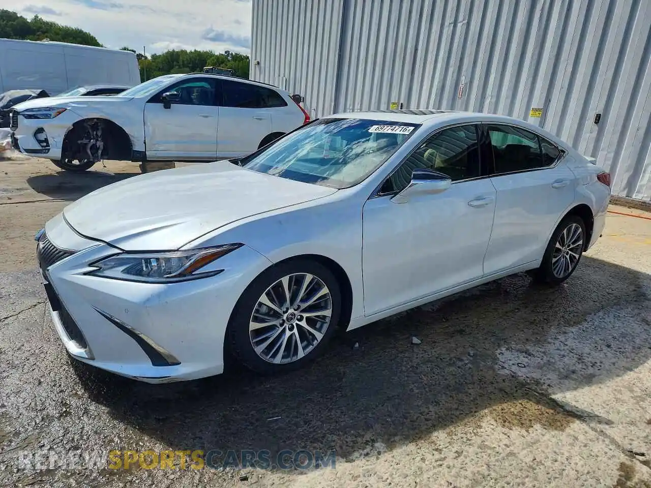 1 Photograph of a damaged car 58ADZ1B13MU106786 LEXUS ES350 2021