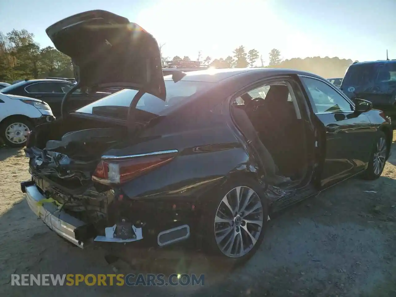 3 Photograph of a damaged car 58ADZ1B13MU110806 LEXUS ES350 2021